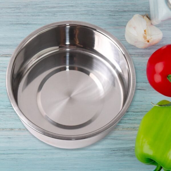 Stainless Steel Table Small Dish Bowl Plate Set for Side Dish, Sauce  (1 Pc)