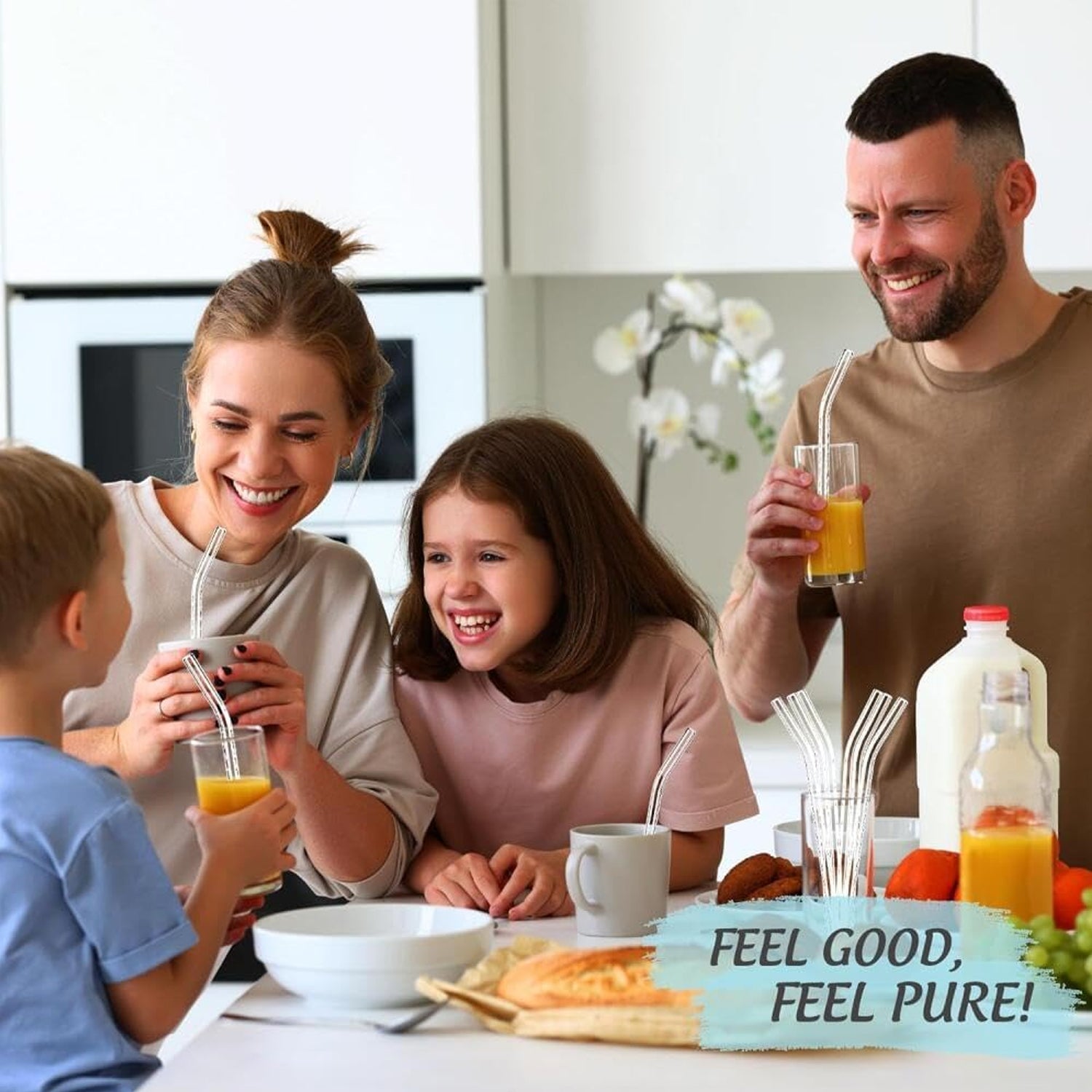 Reusable Glass Straws Clear Glass Drinking Straw 5Pc - Shivani Jaswal Reusable Glass Straws Clear Glass Drinking Straw 5Pc