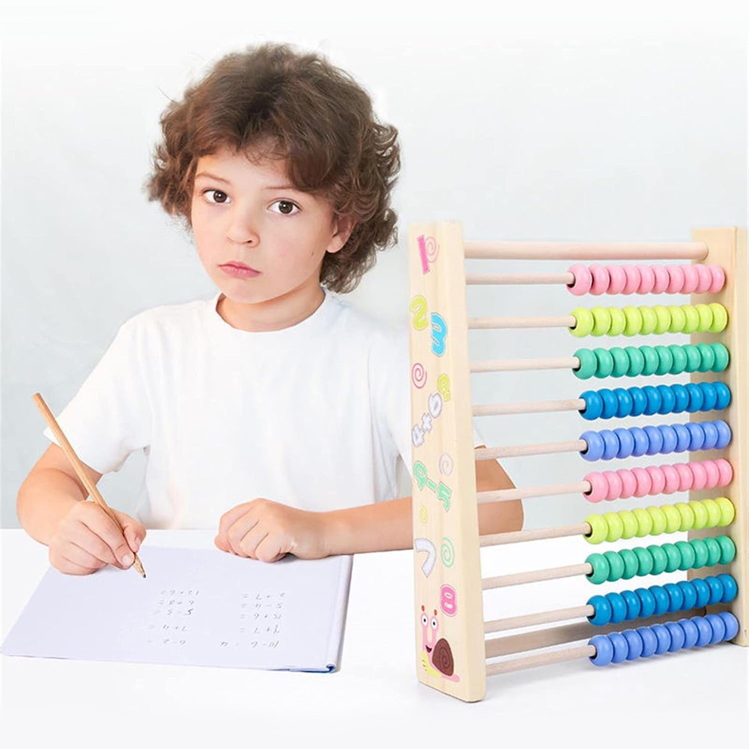 Wooden Counting Number Maths Learning Abacus Toy (1 Pc) - Shivani Jaswal Wooden Counting Number Maths Learning Abacus Toy (1 Pc)