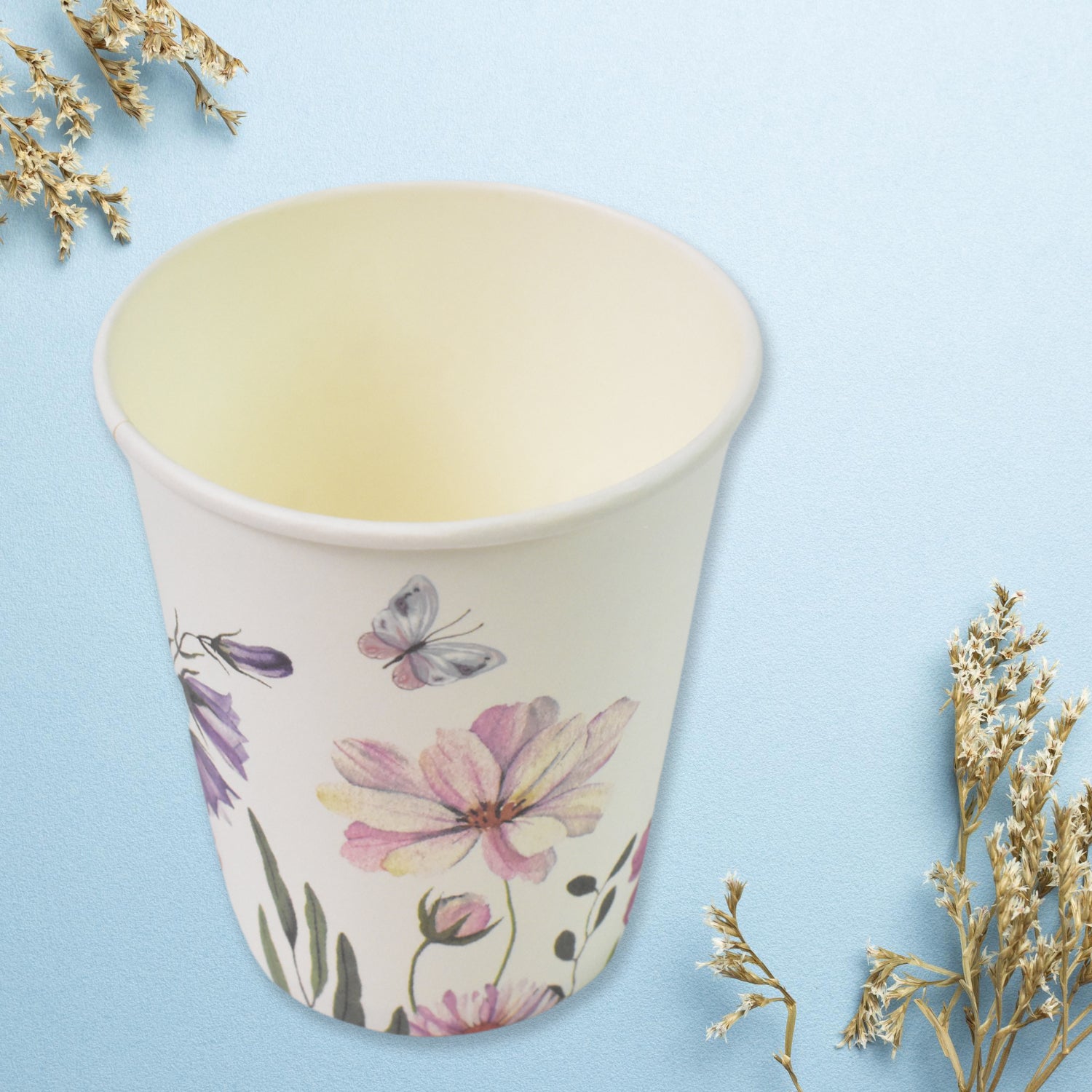 Disposable Paper Cups, Disposable Tea, Coffee Cups (24 Pcs Set / Mix Color & Design) - Shivani Jaswal Disposable Paper Cups, Disposable Tea, Coffee Cups (24 Pcs Set / Mix Color & Design)