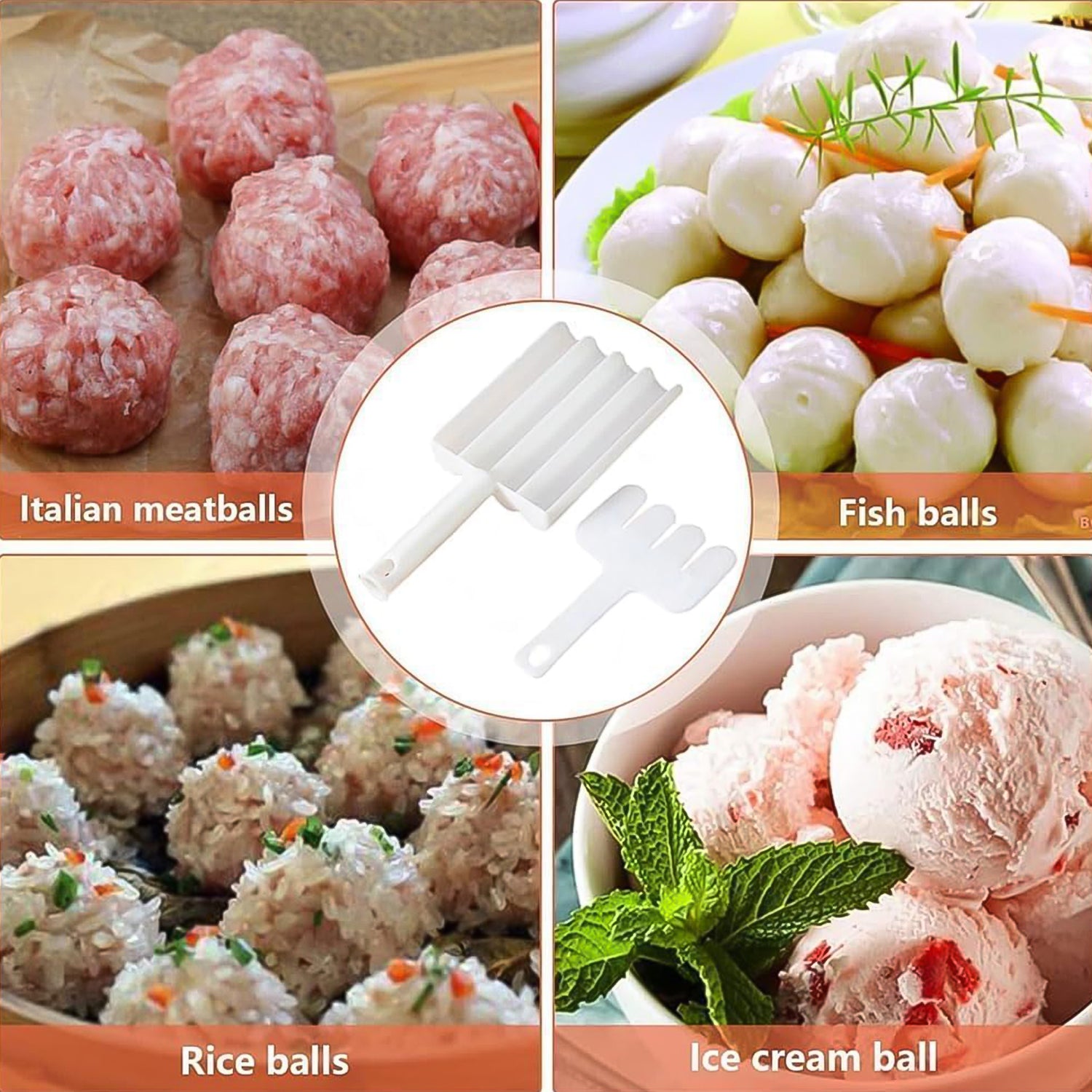 Gujia & Meatball Maker Set Easily Shape Meatballs Maker (1Pc) - Shivani Jaswal Gujia & Meatball Maker Set Easily Shape Meatballs Maker (1Pc)
