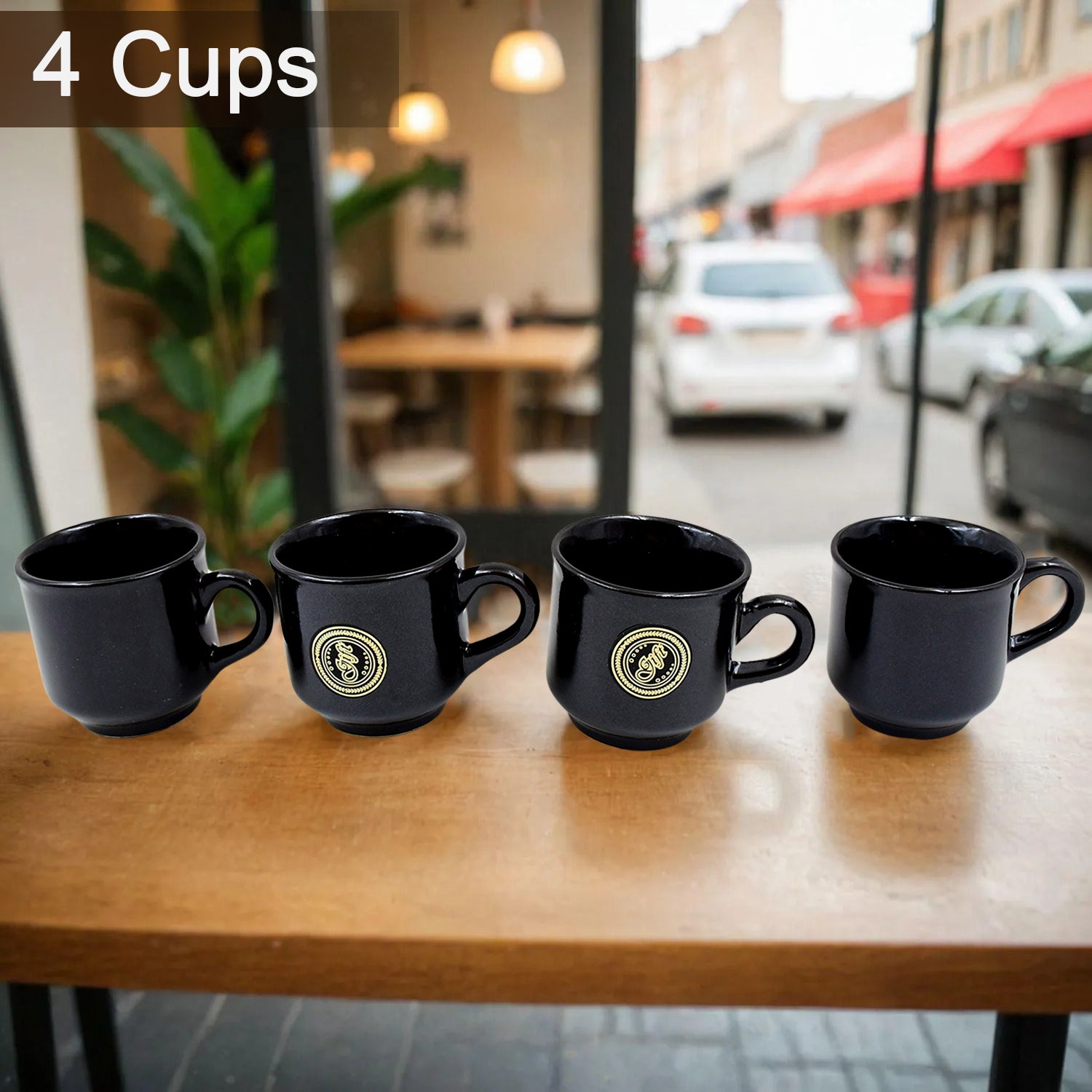 A One Ceramic Tea / cups / Mug Set With Leaf Shape Serving Bowl (8 Pcs set) - Shivani Jaswal A One Ceramic Tea / cups / Mug Set With Leaf Shape Serving Bowl (8 Pcs set)