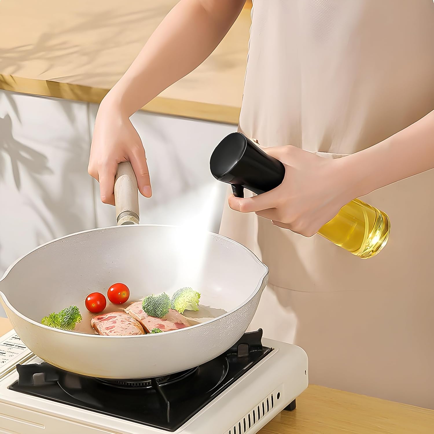 Plastic Oil Spray Bottle - Versatile Kitchen Gadgets (250 ML Approx) - Shivani Jaswal Plastic Oil Spray Bottle - Versatile Kitchen Gadgets (250 ML Approx)