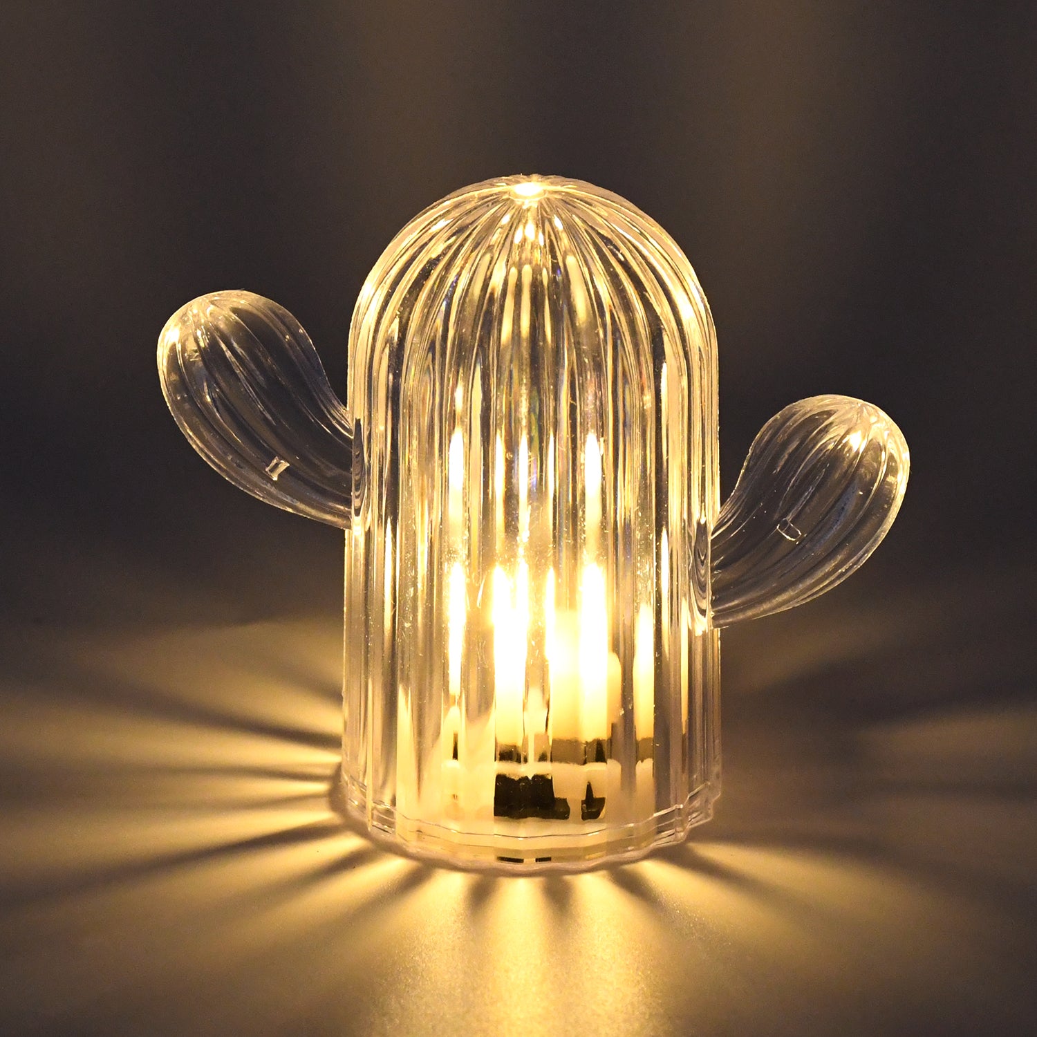 Cute Cactus LED Night Light (Cactus / 1 Pc) - Shivani Jaswal Cute Cactus LED Night Light (Cactus / 1 Pc)