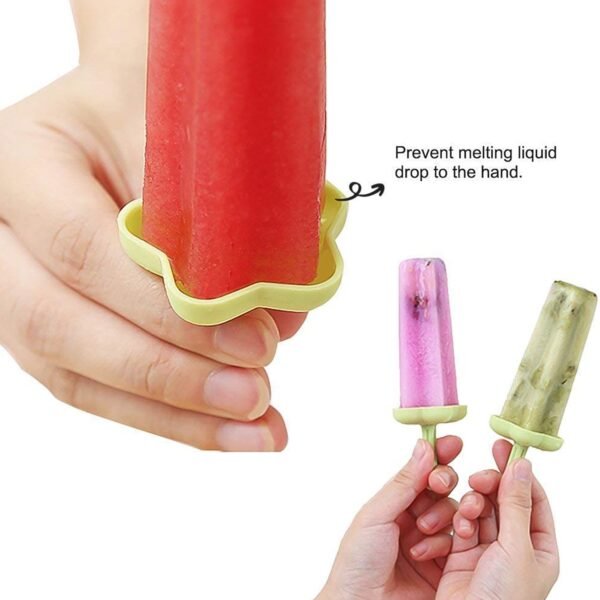 Plastic Ice Cream Molds with Lid (1 Set / 6 Pc)