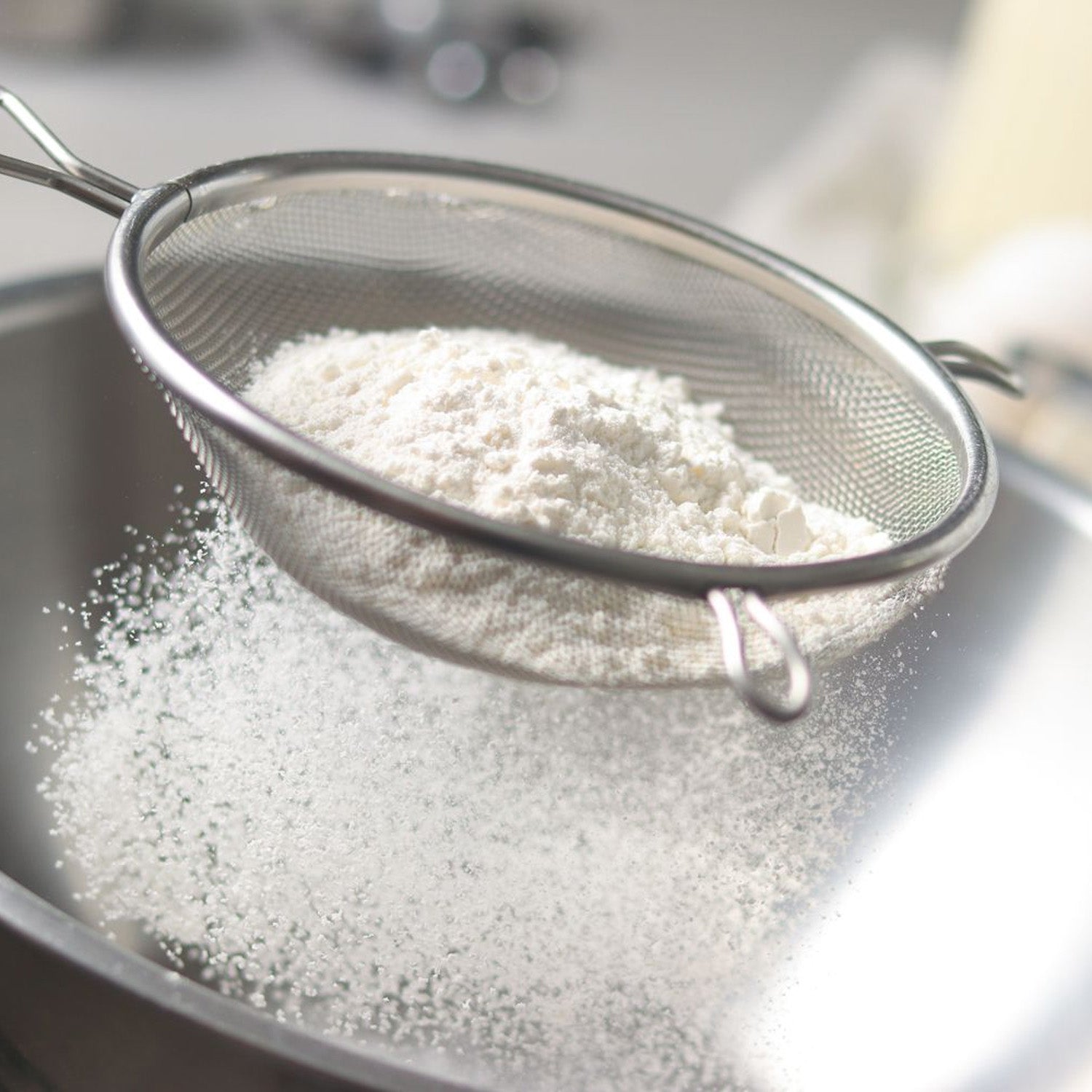 Small Mesh Strainer With Handle Stainless Steel Oil Straine, Mesh Sieve Strainer (1 Pc) - Shivani Jaswal Small Mesh Strainer With Handle Stainless Steel Oil Straine, Mesh Sieve Strainer (1 Pc)