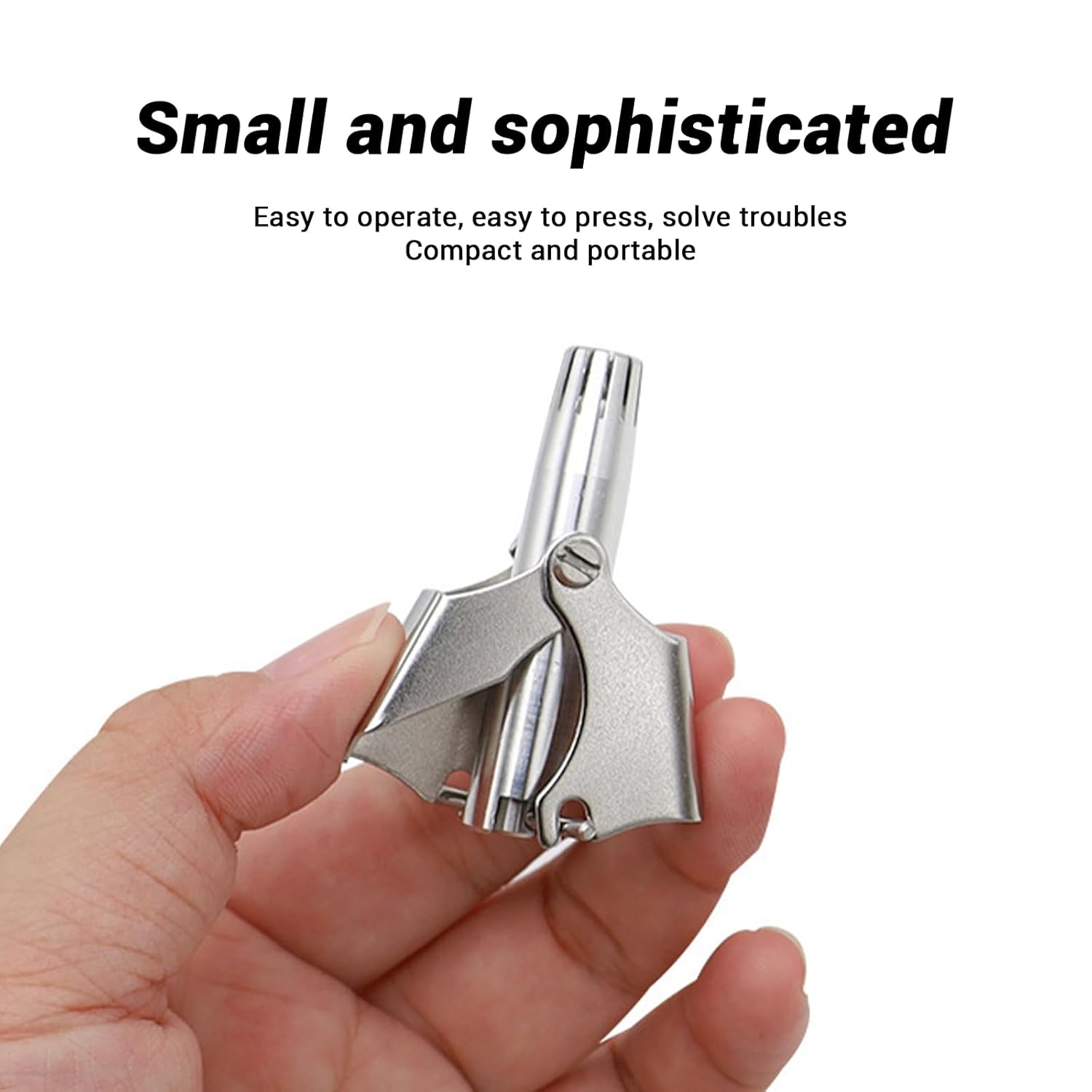 Stainless Steel Painless Nose Hair Remover (1 Pc) - Shivani Jaswal Stainless Steel Painless Nose Hair Remover (1 Pc)