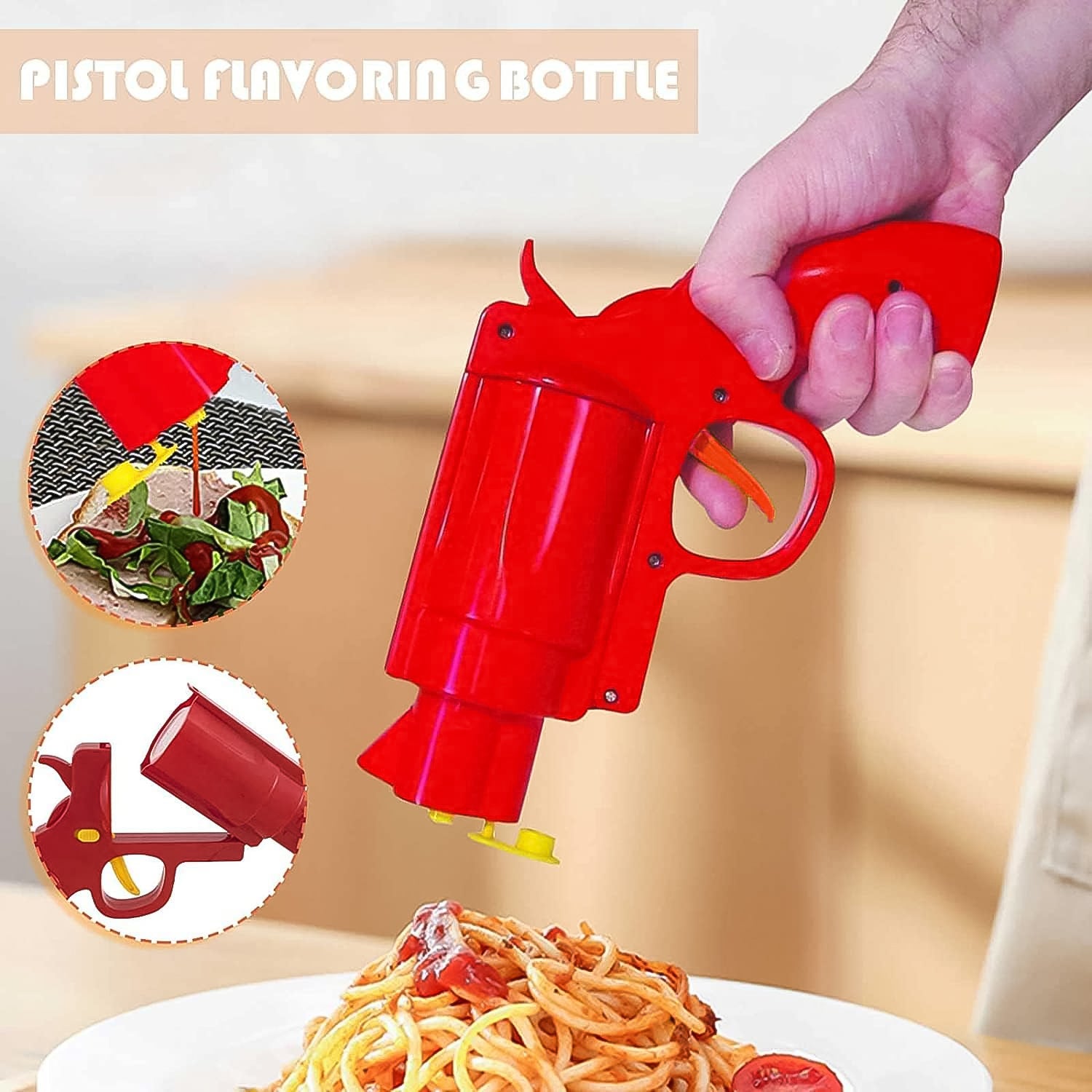 Ketchup Dispenser Mustard Bottle Gun (1 Pc) - Shivani Jaswal Ketchup Dispenser Mustard Bottle Gun (1 Pc)