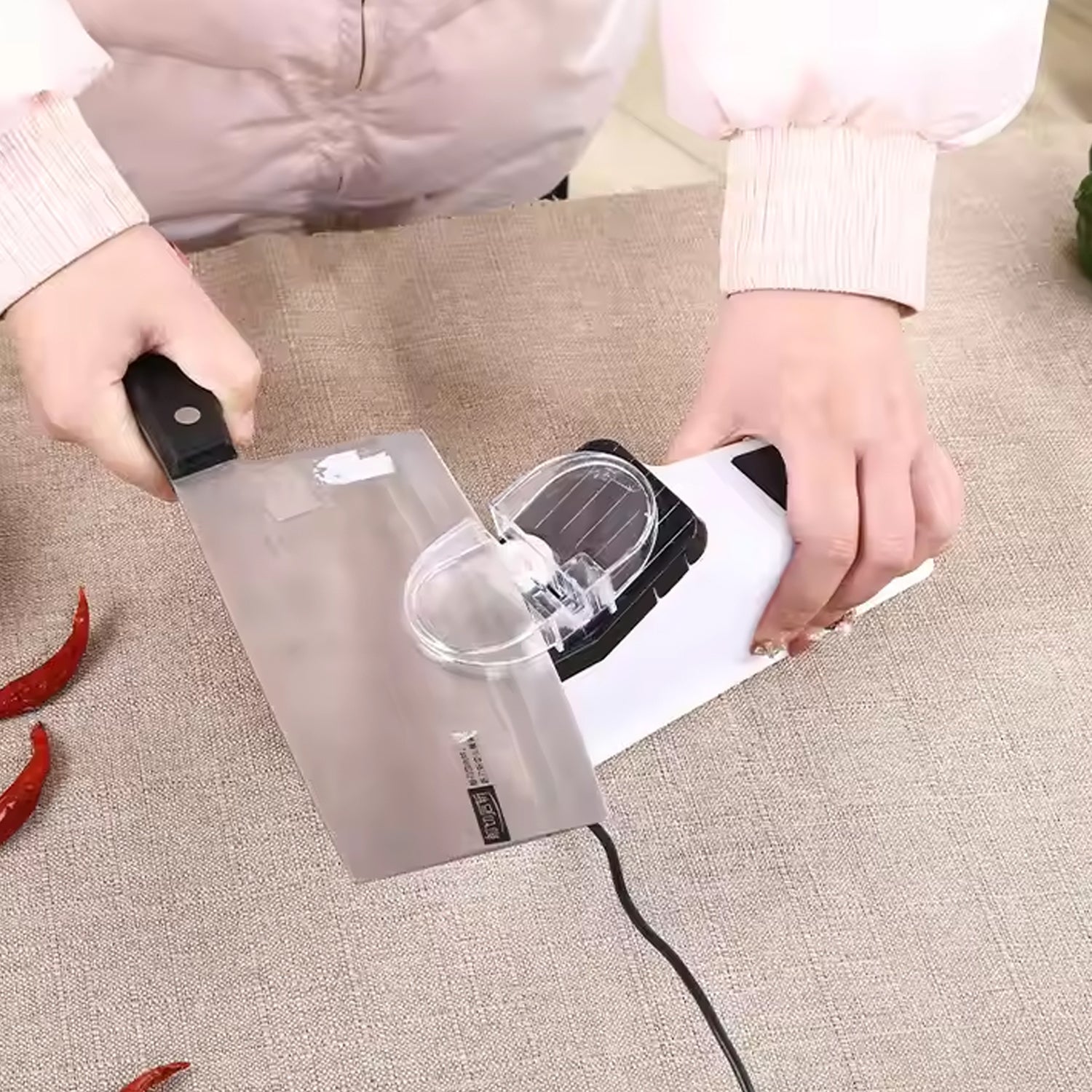 Electric Knives Sharpener USB Powered Multi-Function (1 Pc) - Shivani Jaswal Electric Knives Sharpener USB Powered Multi-Function (1 Pc)