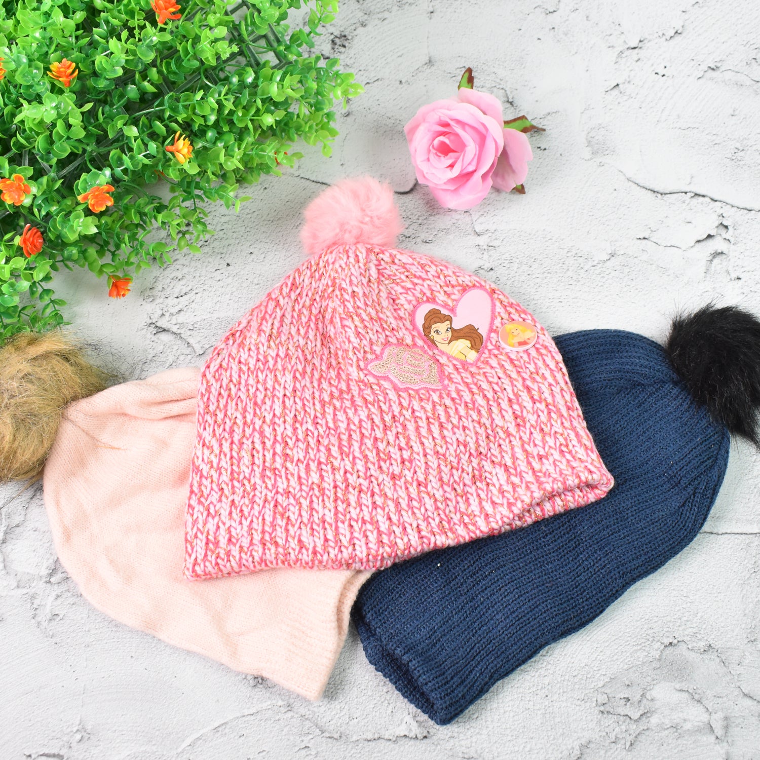 Small Cap for Winter Woolen Knitted Inside Fur Caps (1 Pc / Mix Design & Color) - Shivani Jaswal Small Cap for Winter Woolen Knitted Inside Fur Caps (1 Pc / Mix Design & Color)