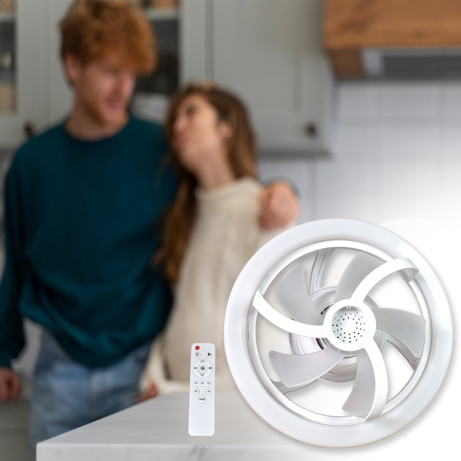 360° Rotation Ceiling Fan Light Smart Fan with Remote Control (1 Pc) - Shivani Jaswal 360° Rotation Ceiling Fan Light Smart Fan with Remote Control (1 Pc)