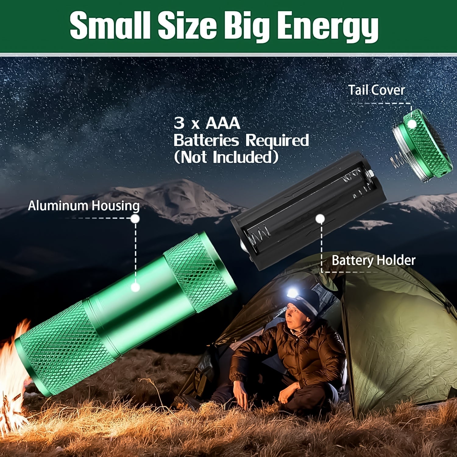 Super-Bright Mini 9 LED Bulb Pocket Torches - Small Torch Flashlight for Camping, Hiking, DIY, Travelling, Outdoors and More 3 Battery operated (Battery not included / 1 pc) - Shivani Jaswal Super-Bright Mini 9 LED Bulb Pocket Torches - Small Torch Flashlight for Camping, Hiking, DIY, Travelling, Outdoors and More 3 Battery operated (Battery not included / 1 pc)