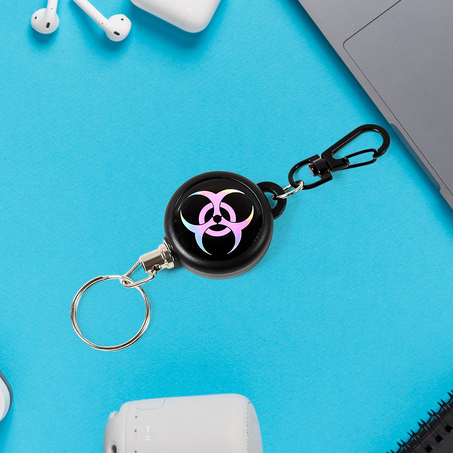 Safety Anti-Lost Retractable Key Chain (1 Pc / Big) - Shivani Jaswal Safety Anti-Lost Retractable Key Chain (1 Pc / Big)