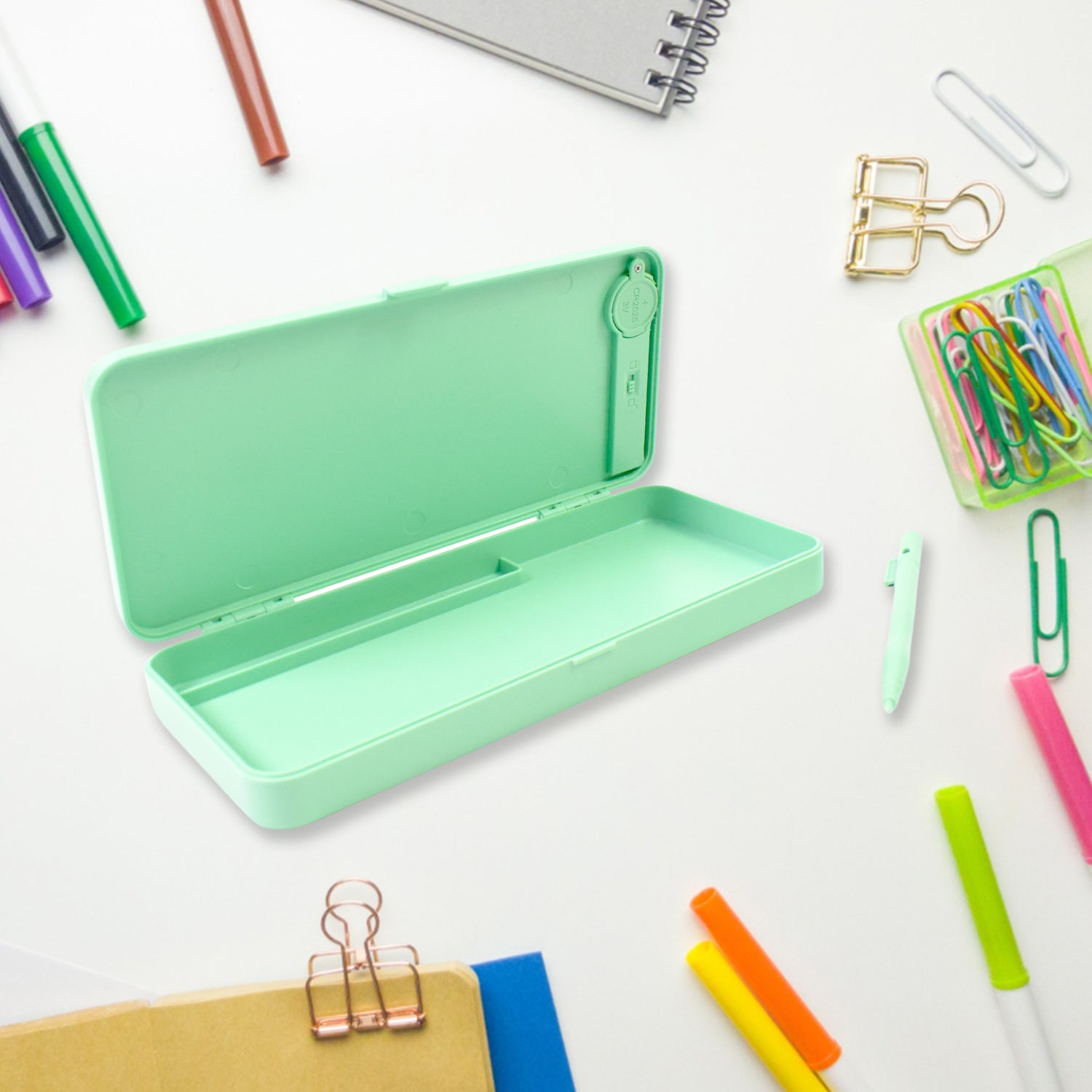 LED Drawing Pen Case writing pad / Compass Blue colour (1 pc) - Shivani Jaswal LED Drawing Pen Case writing pad / Compass Blue colour (1 pc)