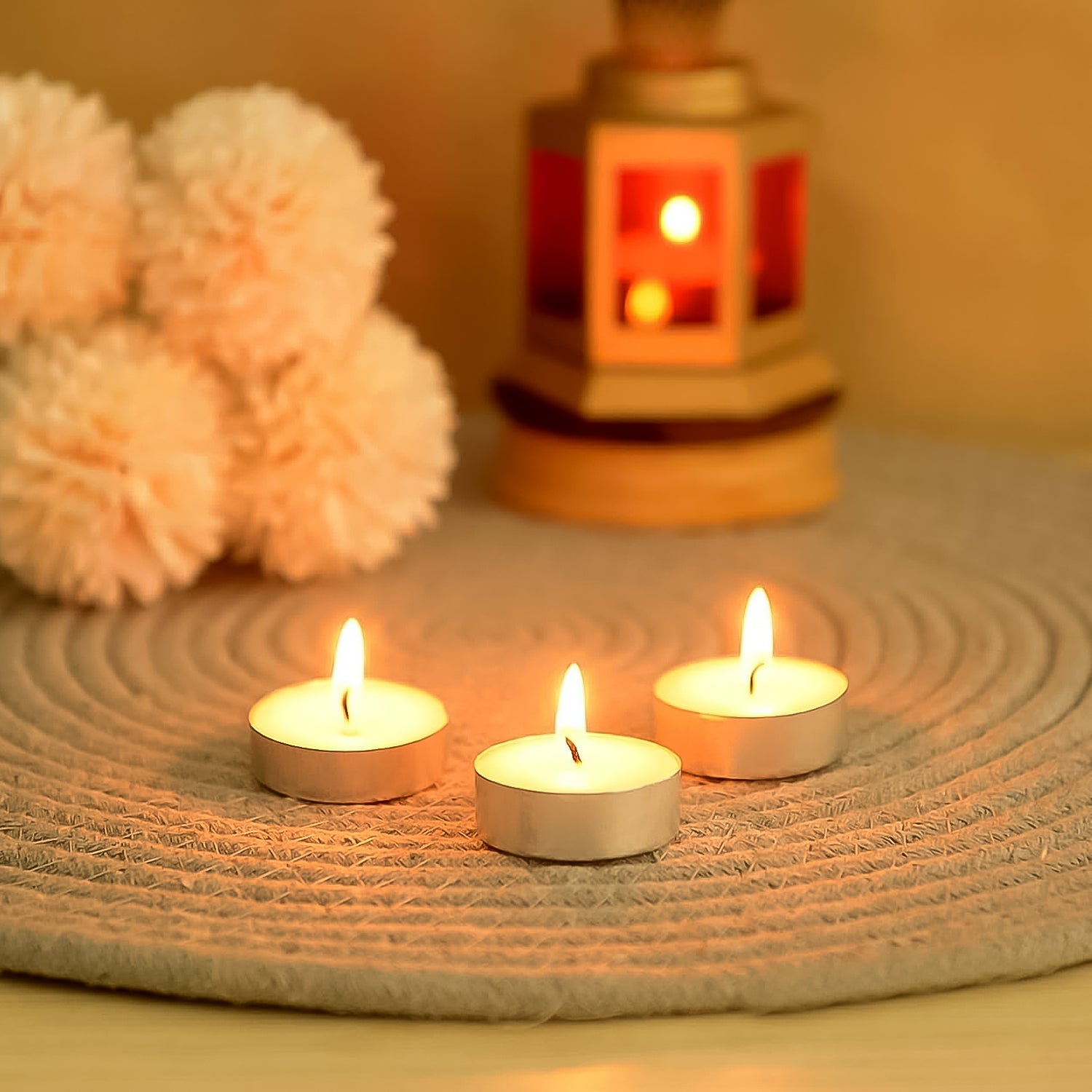 Tealight Candles Set, Smokeless Candles (50 Pcs set) - Shivani Jaswal Tealight Candles Set, Smokeless Candles (50 Pcs set)