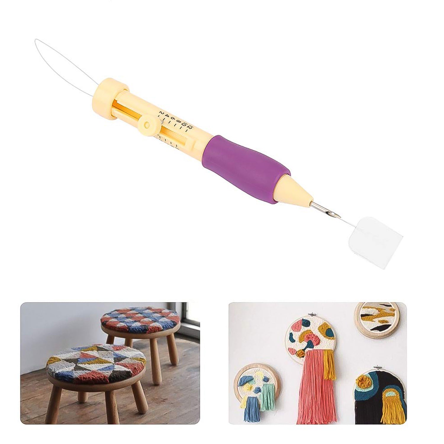 Punch Needle, DIY Craft Punch Needle Set (1 Set) - Shivani Jaswal Punch Needle, DIY Craft Punch Needle Set (1 Set)