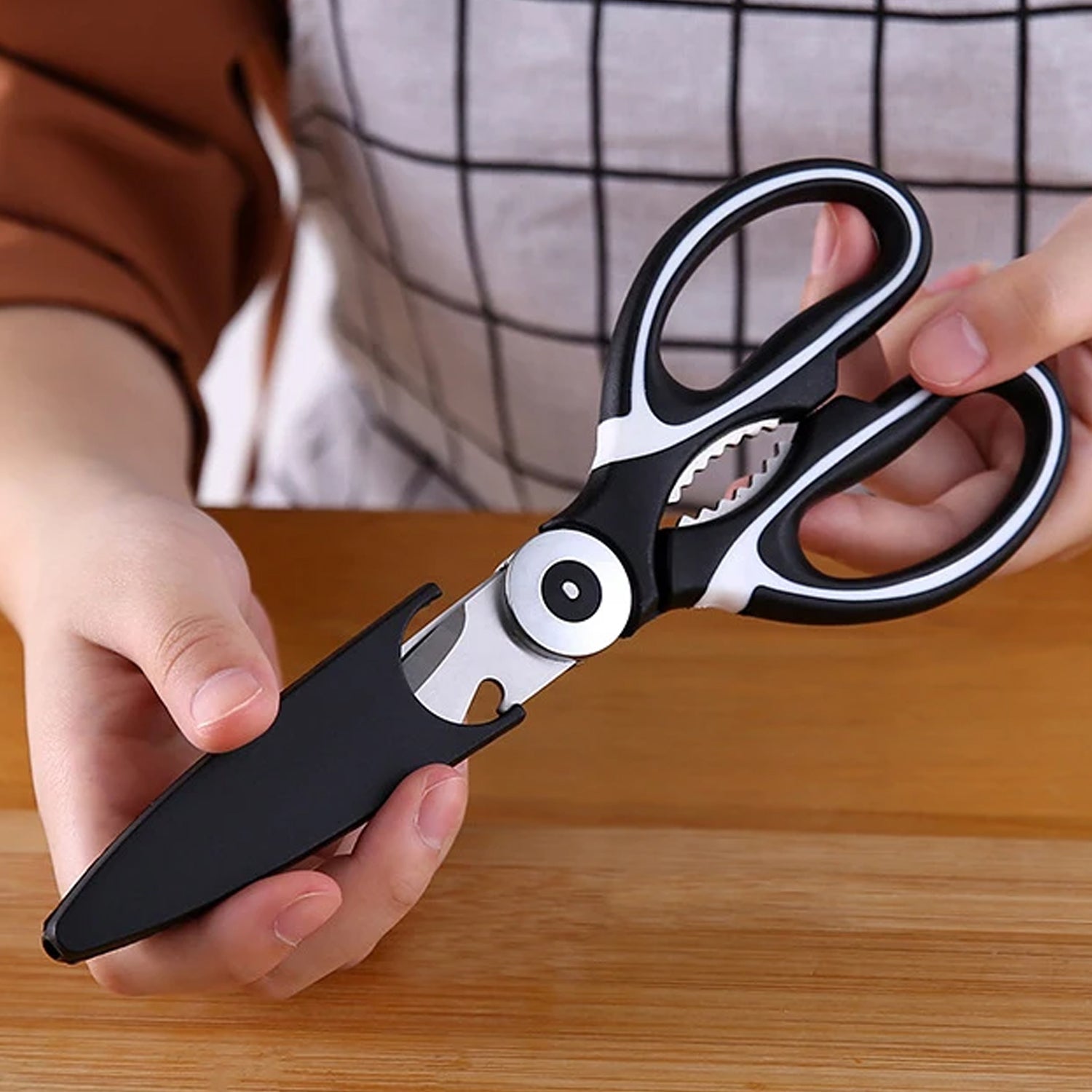 3-in-1 Multi-Function Kitchen Tool for Veggies, Fruit, Cheese & Meat with Bottle Opener - Shivani Jaswal 3-in-1 Multi-Function Kitchen Tool for Veggies, Fruit, Cheese & Meat with Bottle Opener