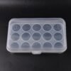 Plastic Egg Storage Container Holder for Refrigerator Egg Tray Holds 15 Eggs (1 Pc)
