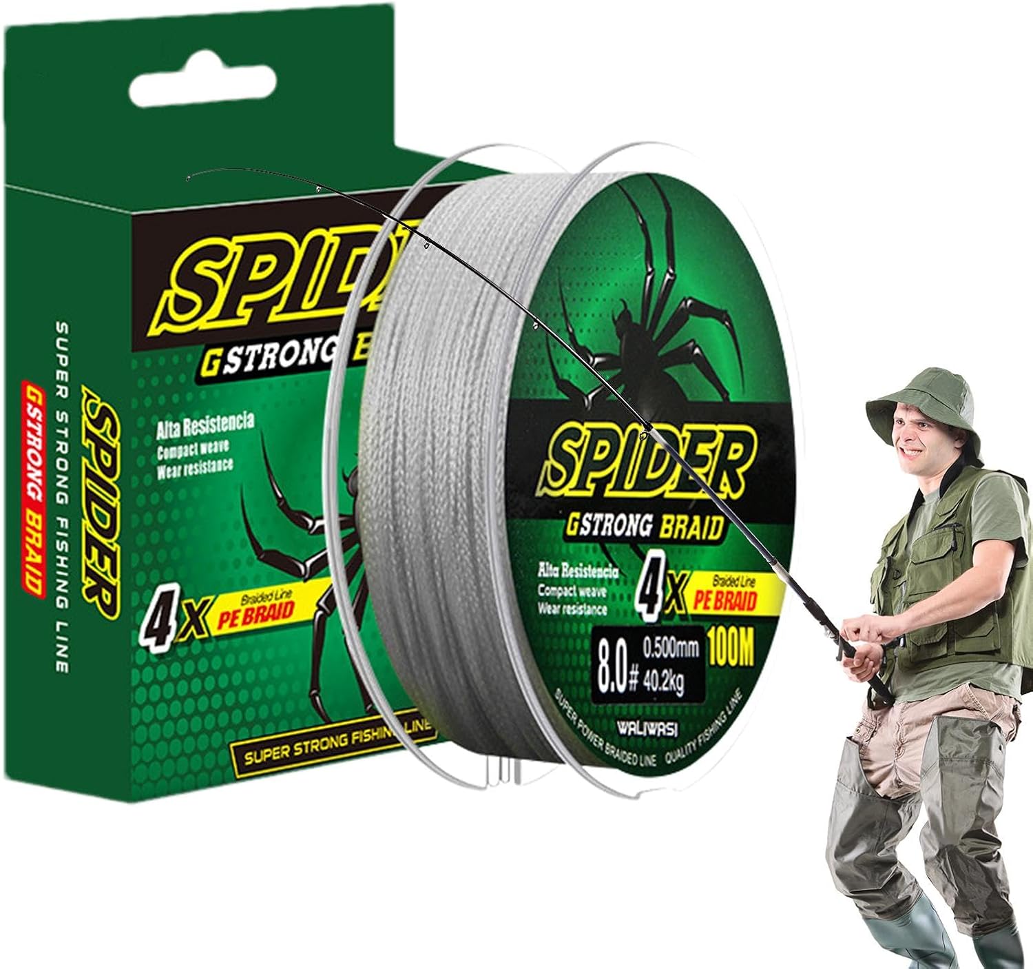 Braided Fishing Line, Abrasion Resistant Braided Wires, 100 Mtr Braided Wire - Shivani Jaswal Braided Fishing Line, Abrasion Resistant Braided Wires, 100 Mtr Braided Wire