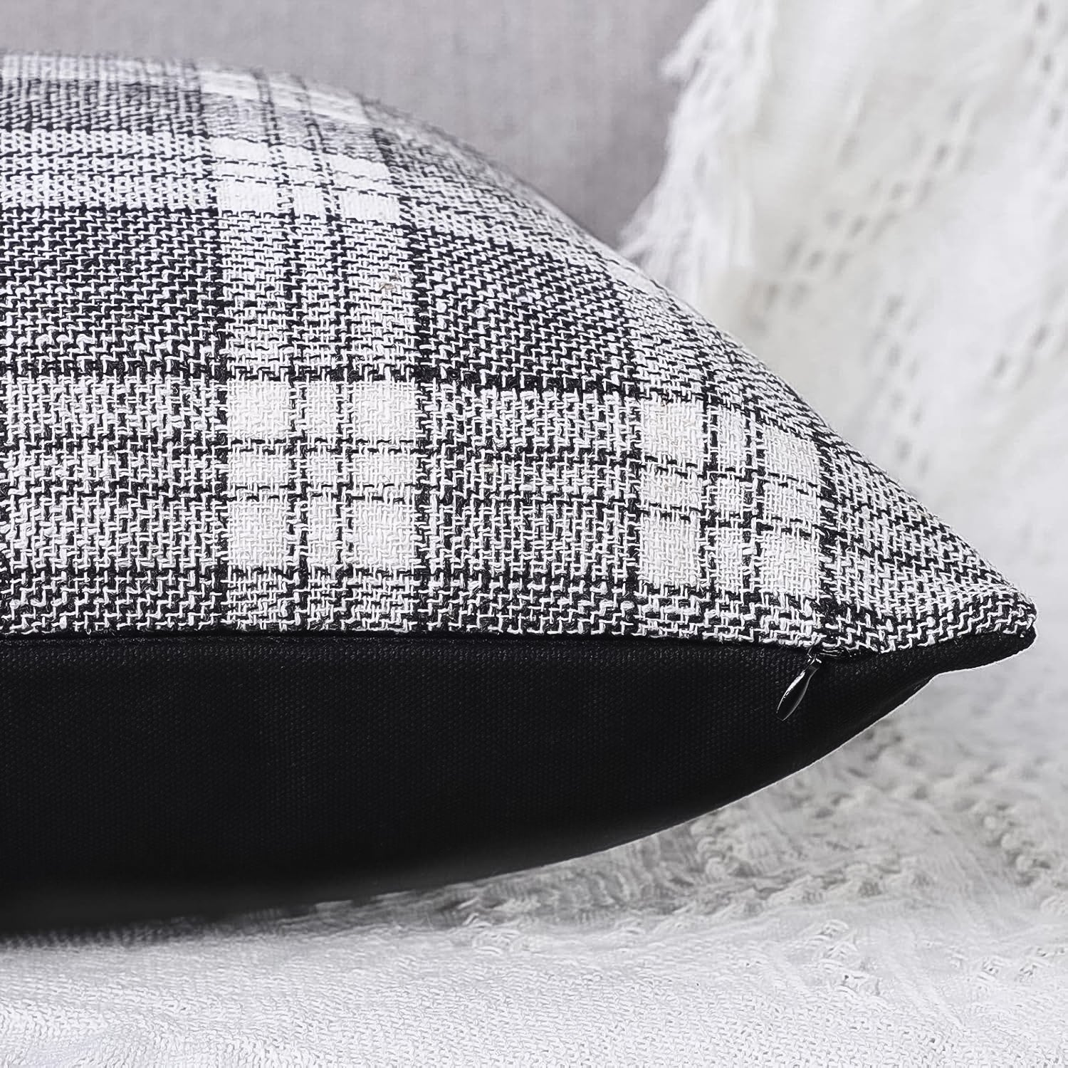 Pillow Covers Cushion Cases Soft Leather and Cotton (23 × 22 Inch / 1 Pair / 2 Pc) - Shivani Jaswal Pillow Covers Cushion Cases Soft Leather and Cotton (23 × 22 Inch / 1 Pair / 2 Pc)