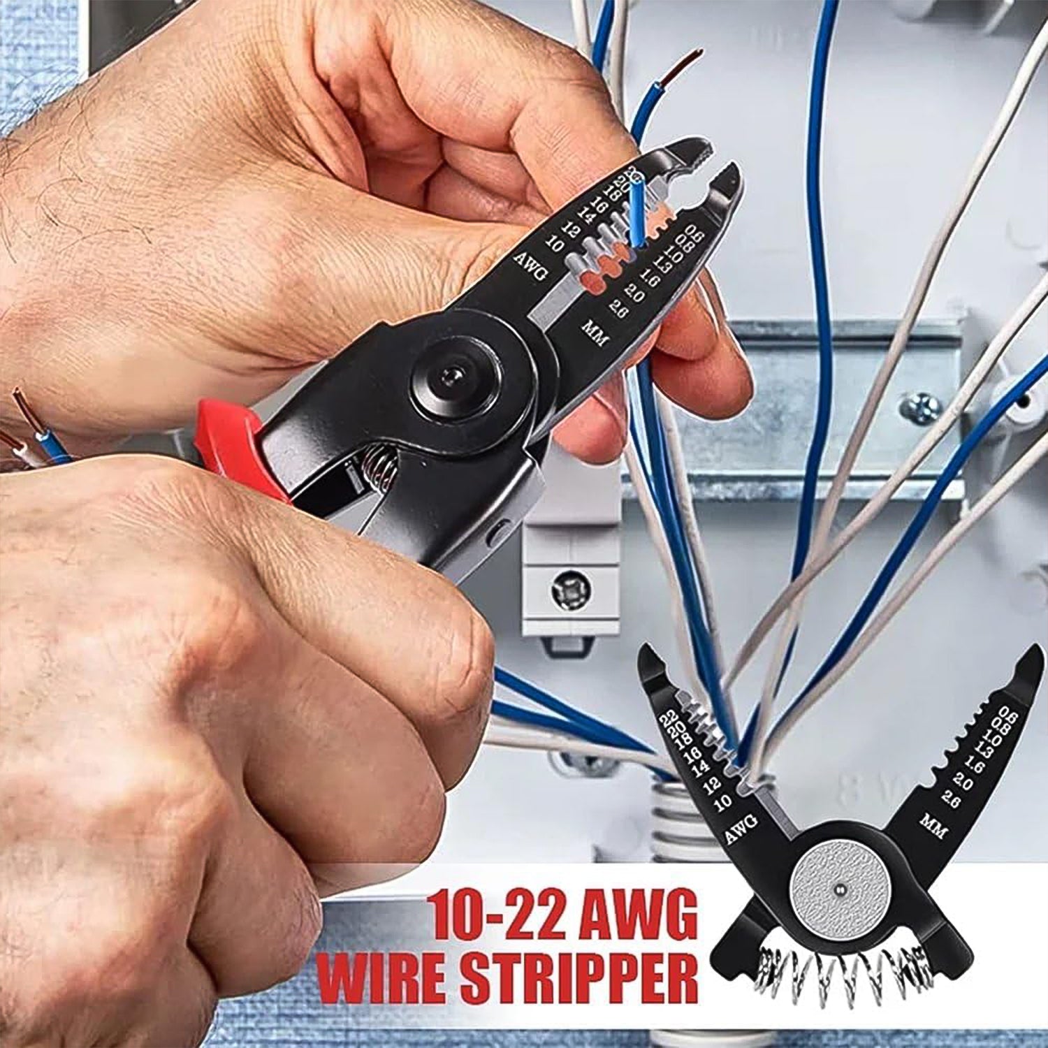 5 in 1 Wire Stripper Pliers Set, Soft Grip, Anti-Slip, Alloy Steel, Cutting, Gripping, Stripping - Shivani Jaswal 5 in 1 Wire Stripper Pliers Set, Soft Grip, Anti-Slip, Alloy Steel, Cutting, Gripping, Stripping