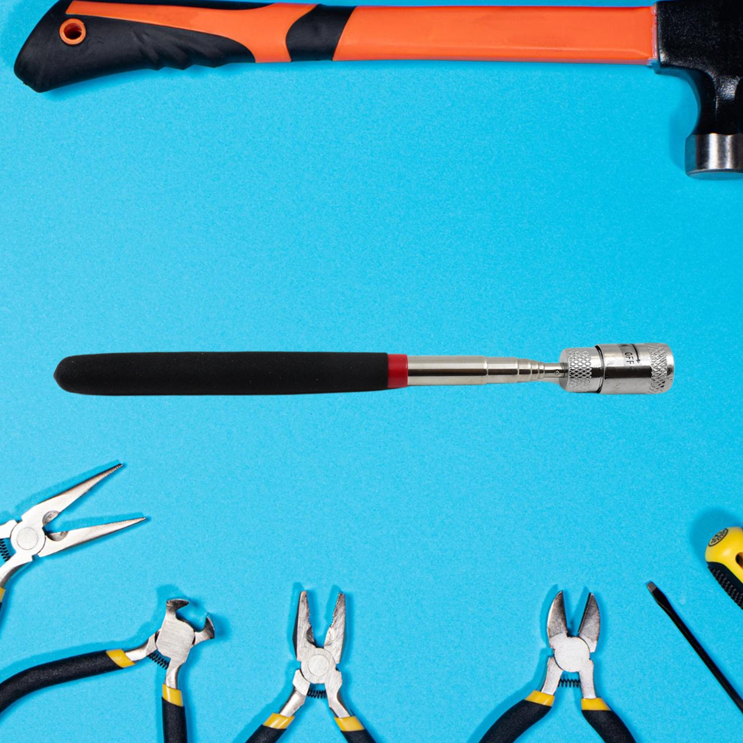 1 Pc Telescopic Pick up Tool Magnetic Mini LED Magnet Tool - Shivani Jaswal 1 Pc Telescopic Pick up Tool Magnetic Mini LED Magnet Tool