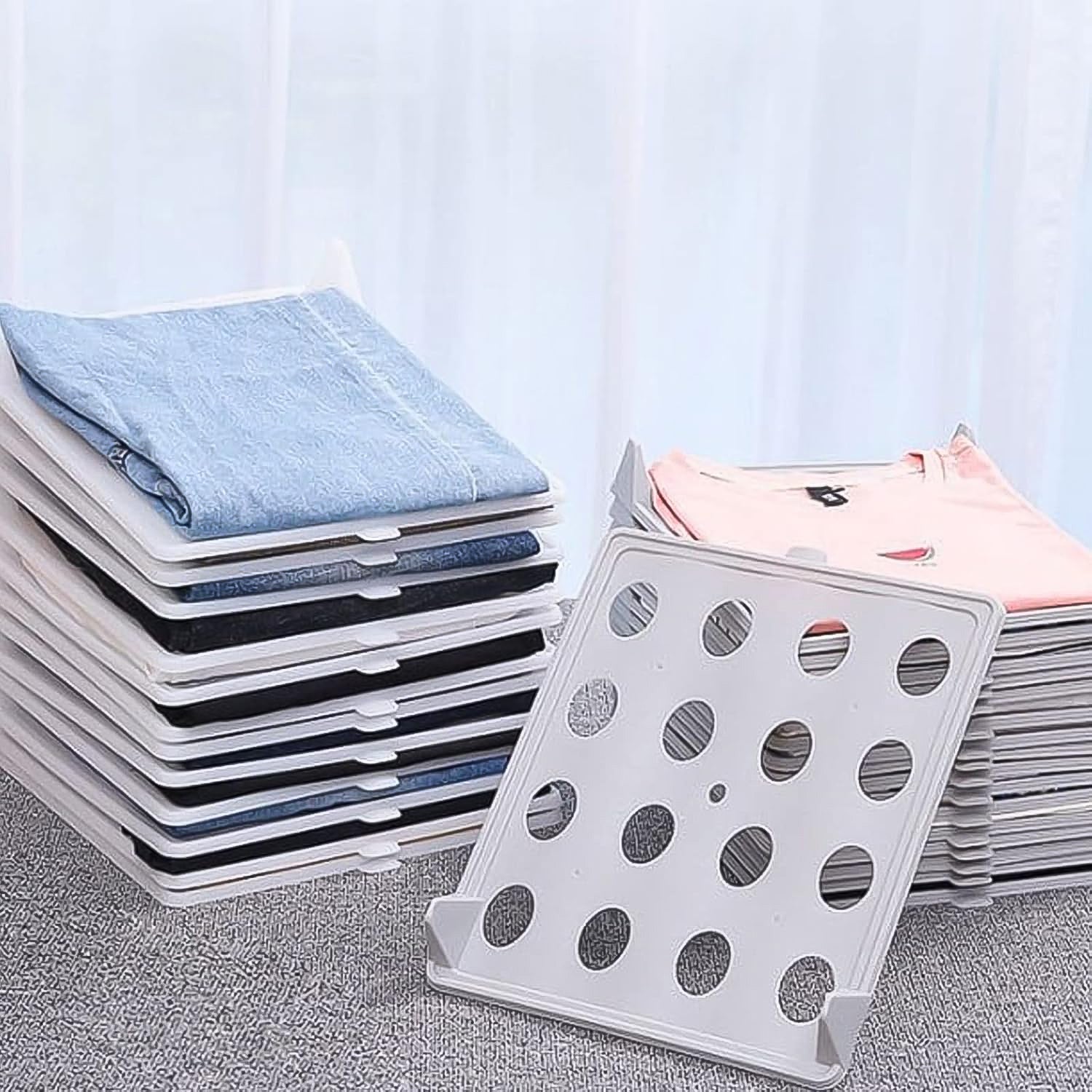 Stackable Shirt Clothes Folding Board (32×26 CM / 1 Pc) - Shivani Jaswal Stackable Shirt Clothes Folding Board (32×26 CM / 1 Pc)