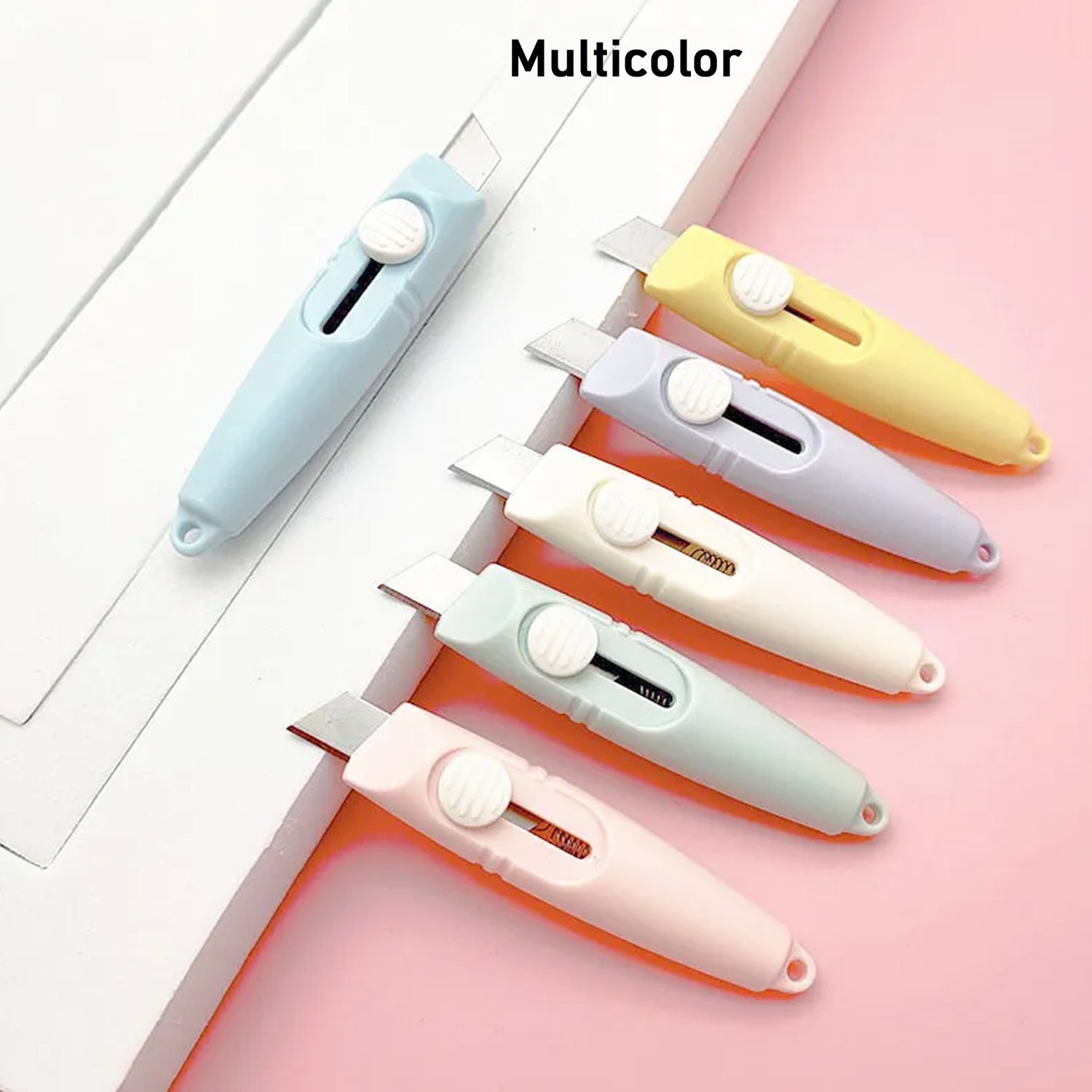 Whistle Shaped Cute Utility Knives Keychain, Portable Mail Opener (2 Pcs Set) - Shivani Jaswal Whistle Shaped Cute Utility Knives Keychain, Portable Mail Opener (2 Pcs Set)