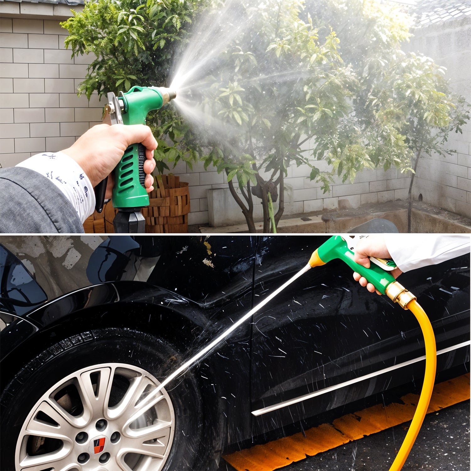 Durable Hose Nozzle Water Lever Spray Gun - Shivani Jaswal Durable Hose Nozzle Water Lever Spray Gun