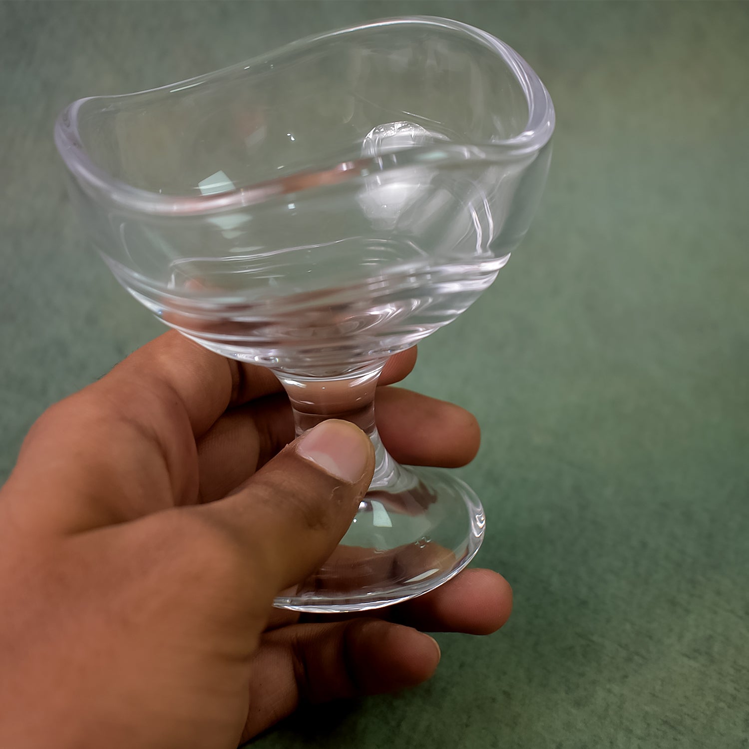 Glass Footed Dessert Bowl, Ice Cream Cup (2 Pcs Set) - Shivani Jaswal Glass Footed Dessert Bowl, Ice Cream Cup (2 Pcs Set)