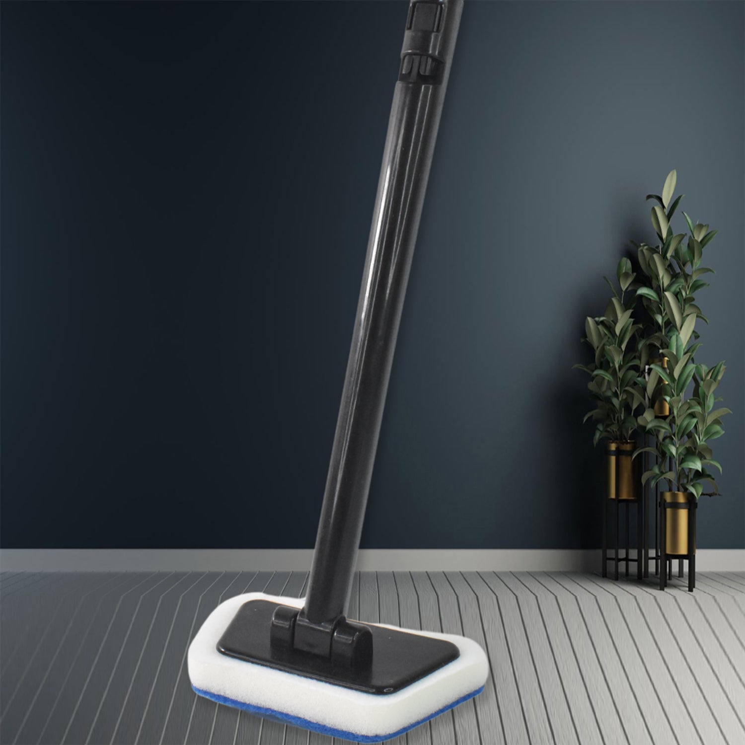 Bathroom Cleaning Brush with Long Handle, Tiles Scrubber Brush - Shivani Jaswal Bathroom Cleaning Brush with Long Handle, Tiles Scrubber Brush