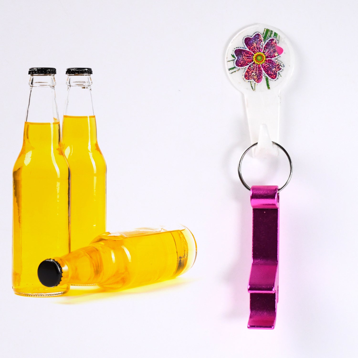 Metal Bottle Opener Keychain (1 Pc) - Shivani Jaswal Metal Bottle Opener Keychain (1 Pc)