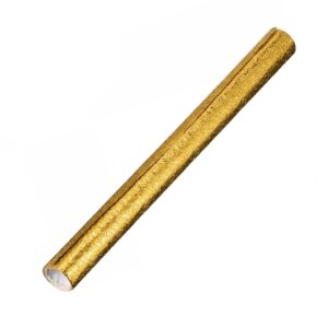 Oil Proof Sticker, Waterproof Self Adhesive Aluminum Foil Wallpaper (60 cmÃ—200 Cm / Golden / 1 Pc)