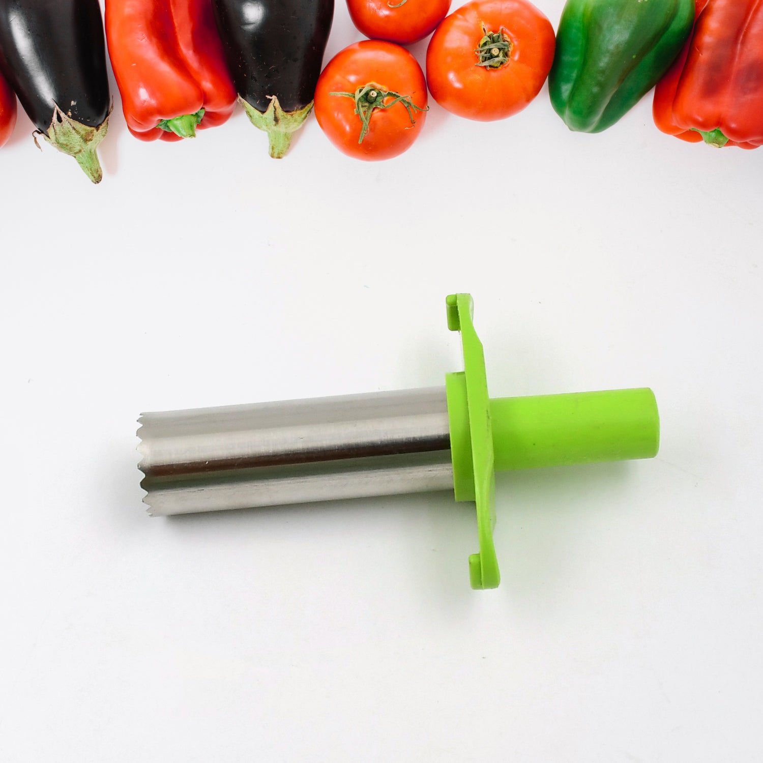 Small Stainless Steel Chili Corer Remover Kitchen Tool (1 Pc) - Shivani Jaswal Small Stainless Steel Chili Corer Remover Kitchen Tool (1 Pc)