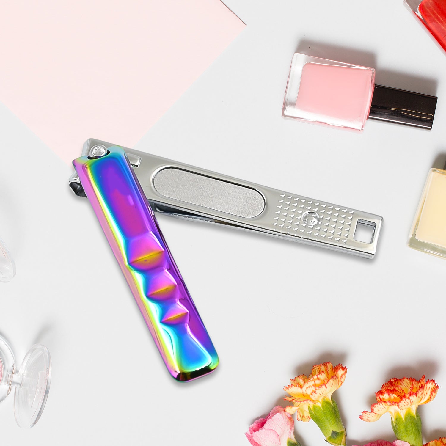 Stainless Steel Folding Portable Large Nail Clippers with Nail File (1 Pc) - Shivani Jaswal Stainless Steel Folding Portable Large Nail Clippers with Nail File (1 Pc)