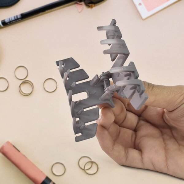 Matte Hair Clamp â€“ Decorative Barrette for Hair Fixation & Face Washing, Hair accessories