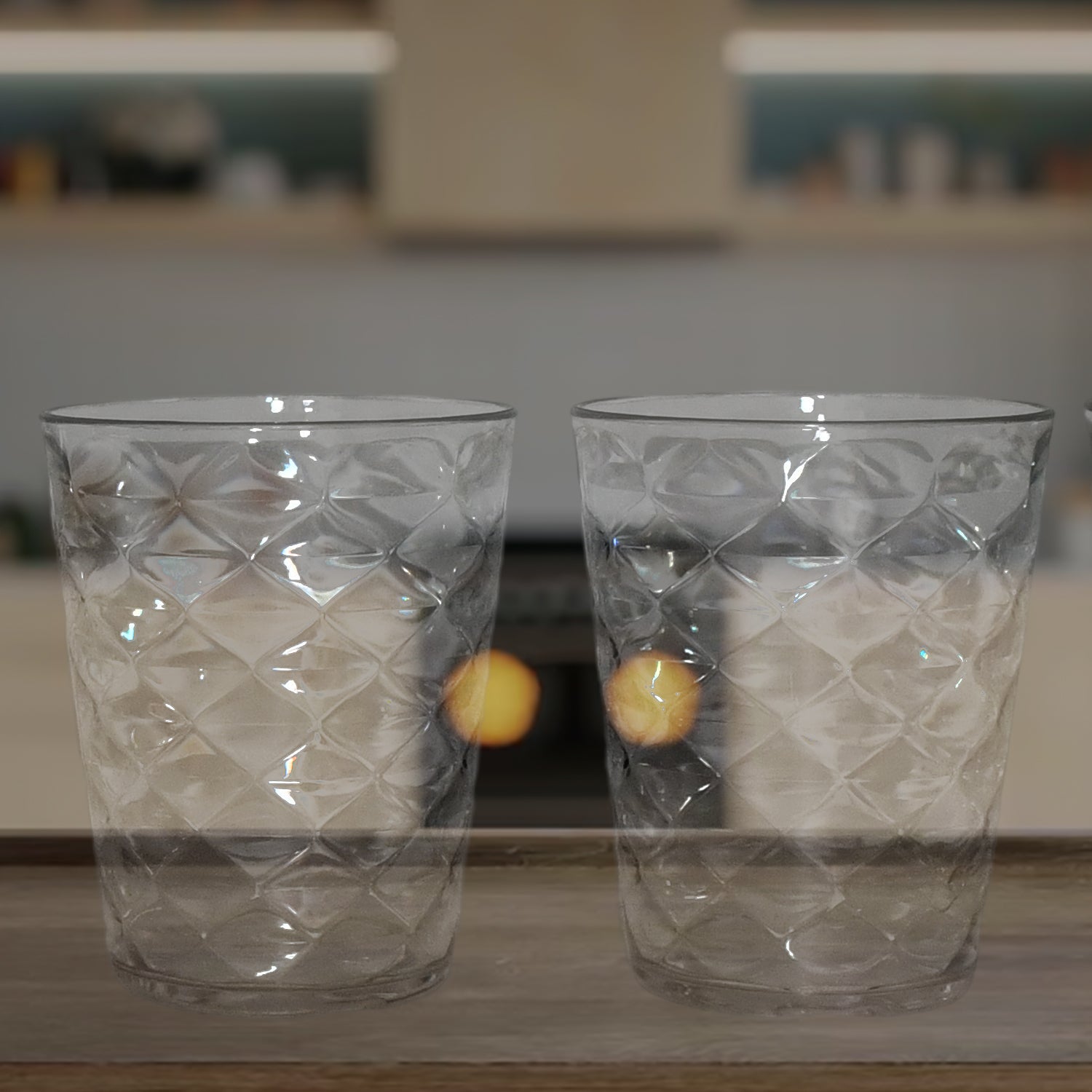 Apex Pyramid Ringo Plastic Glass – 300ml Approx | Durable, Crystal-Clear Tumbler - Shivani Jaswal Apex Pyramid Ringo Plastic Glass – 300ml Approx | Durable, Crystal-Clear Tumbler
