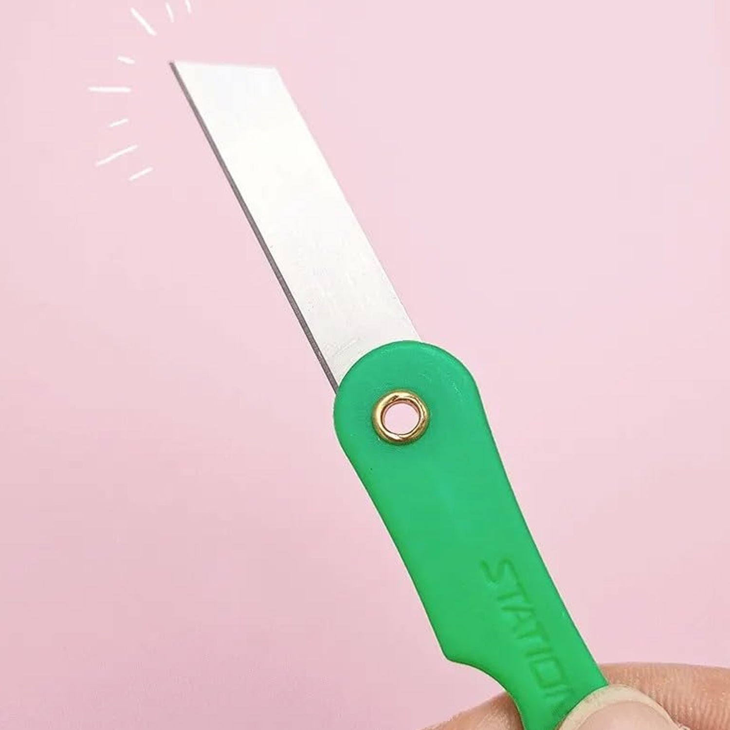 Multicolour Mini Paper Cutter Knife Pencil Knife (Pack of 12) - Shivani Jaswal Multicolour Mini Paper Cutter Knife Pencil Knife (Pack of 12)