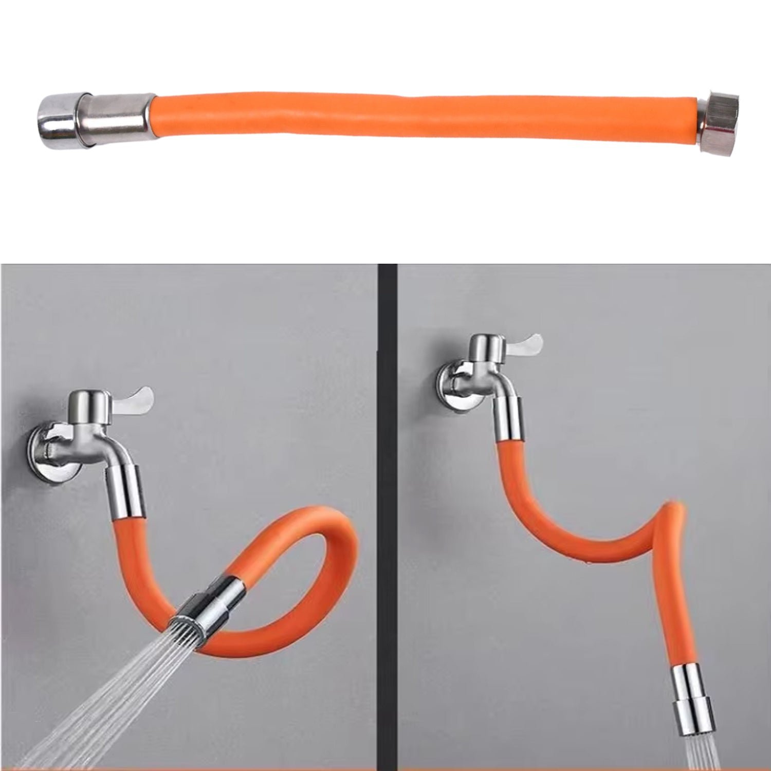 Flexible Faucet Extender Sprayer (27 Cm / Mix Design / 1 Pc) - Shivani Jaswal Flexible Faucet Extender Sprayer (27 Cm / Mix Design / 1 Pc)