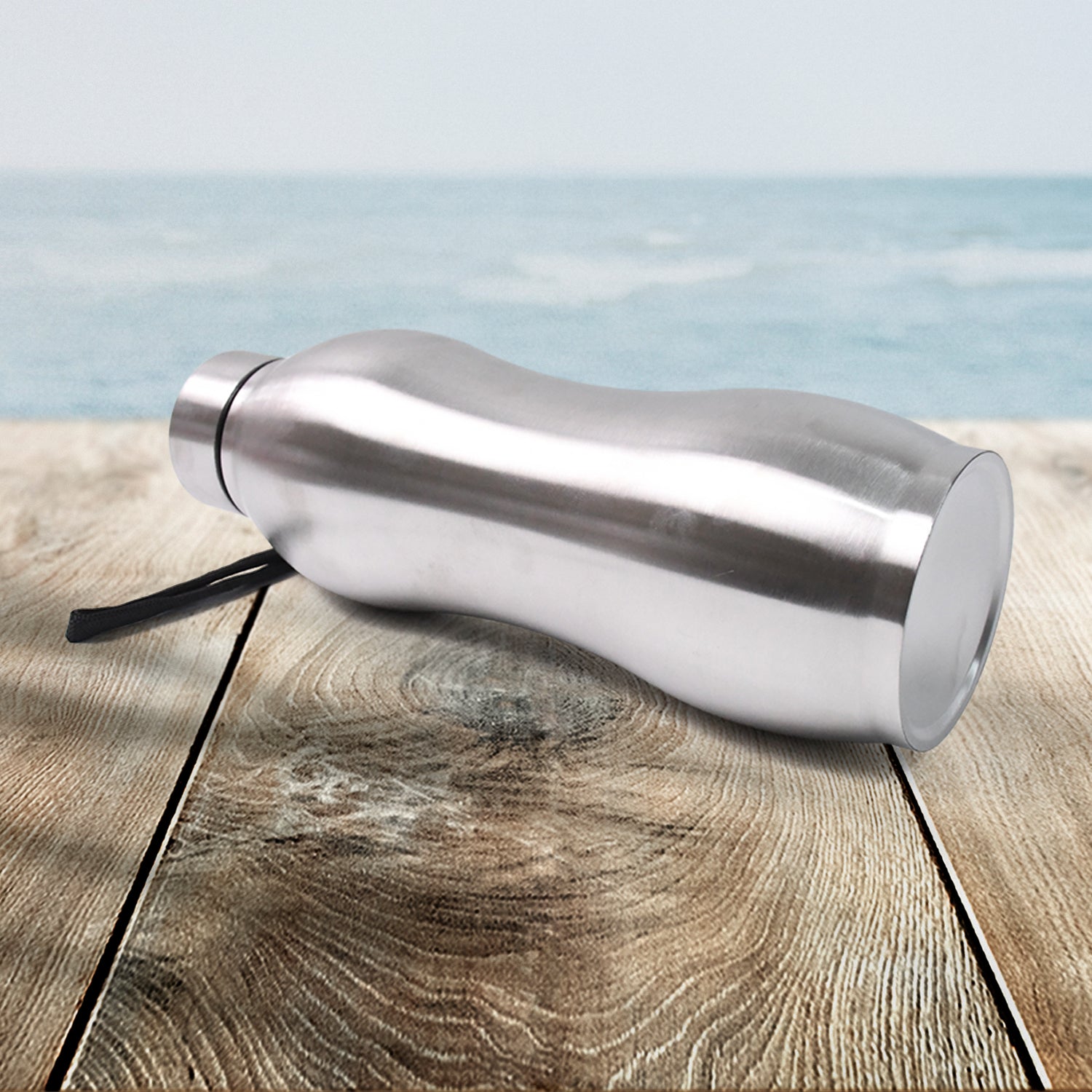 Stainless Steel Double Wall Vacuum-Insulated Drink Water Bottle (1000 ML) - Shivani Jaswal Stainless Steel Double Wall Vacuum-Insulated Drink Water Bottle (1000 ML)