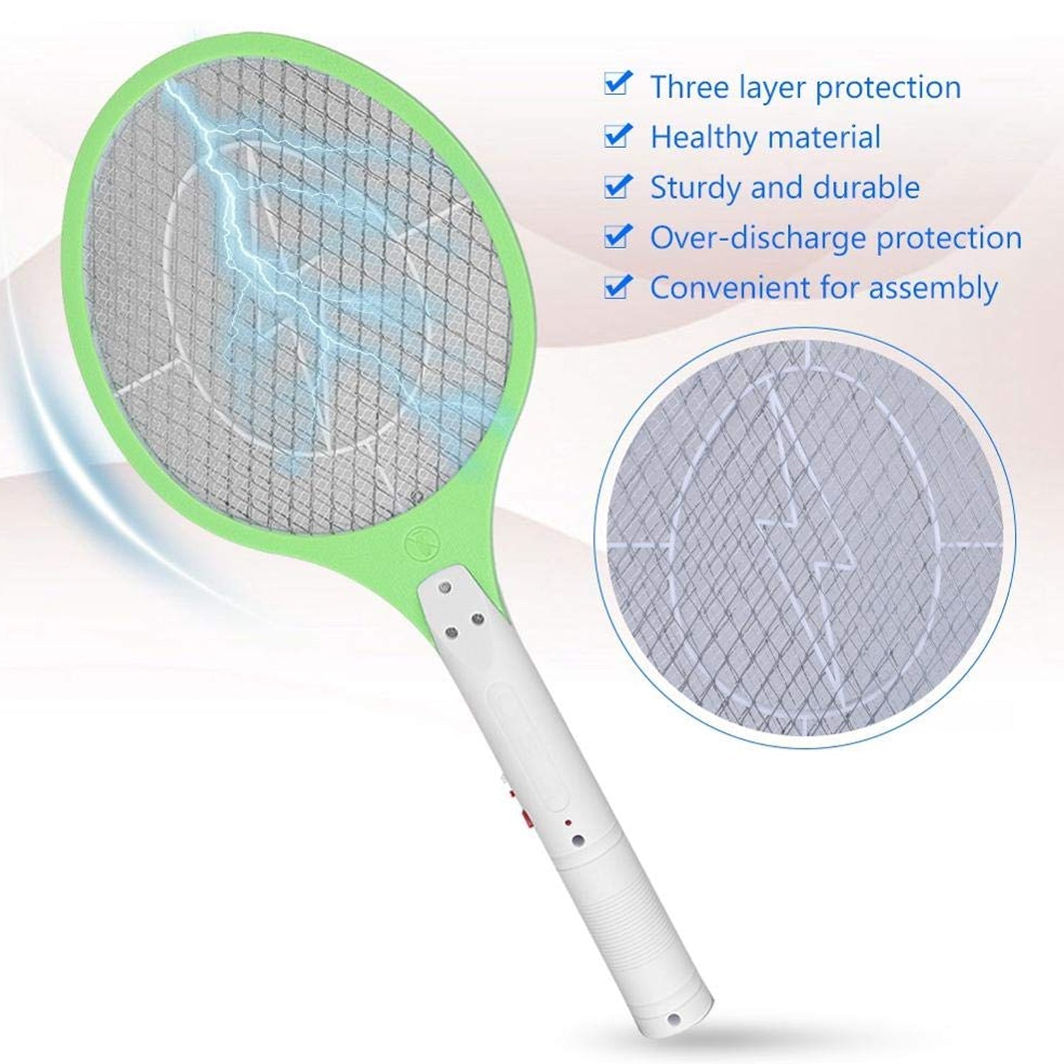 Rechargeable Mosquito Killer Racket – Electric Fly Swatter (1 Pc, Quality Assured) - Shivani Jaswal Rechargeable Mosquito Killer Racket – Electric Fly Swatter (1 Pc, Quality Assured)