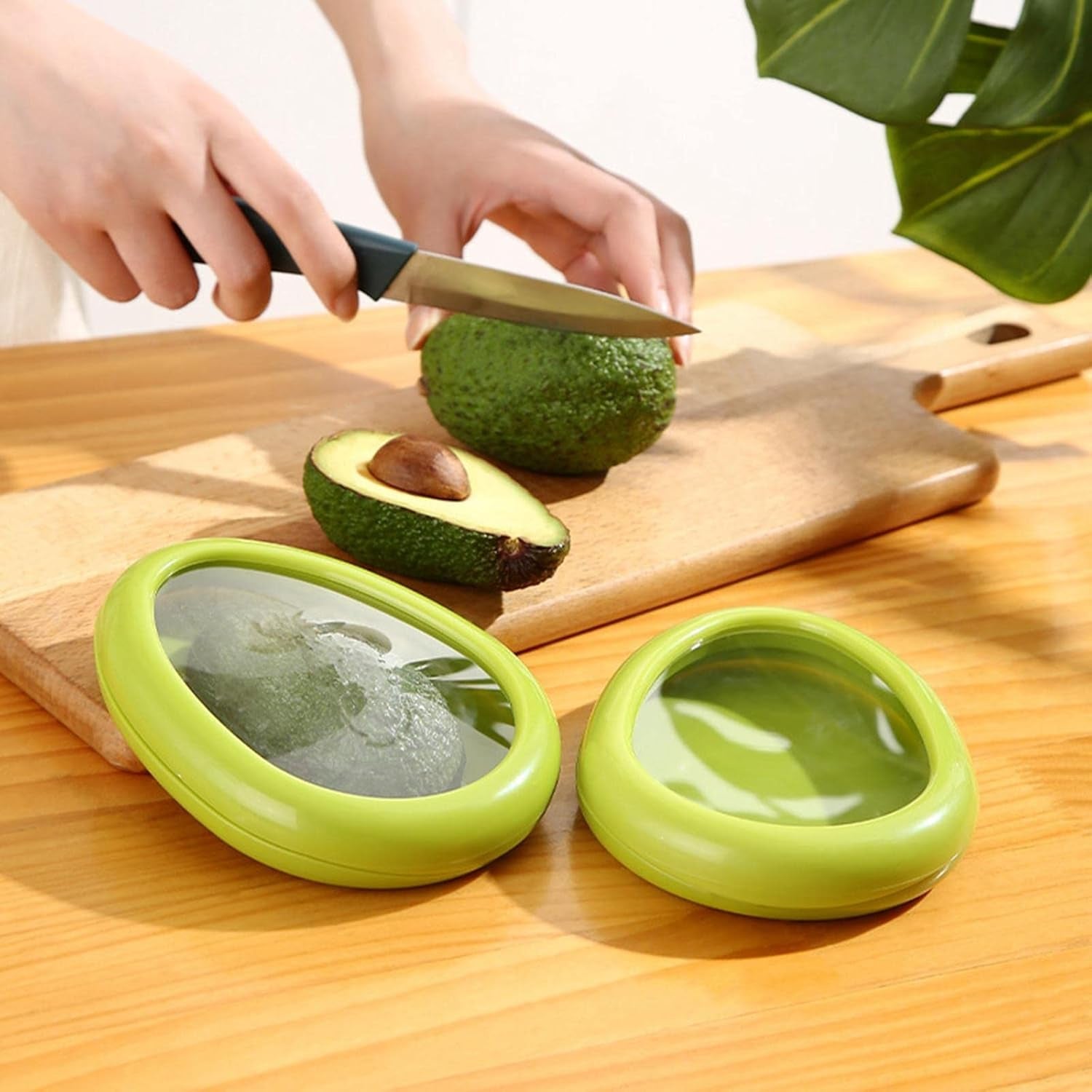 Green Oval Shape Vegetable Container Premium Fruits Saver Keeper (1 Pc) - Shivani Jaswal Green Oval Shape Vegetable Container Premium Fruits Saver Keeper (1 Pc)