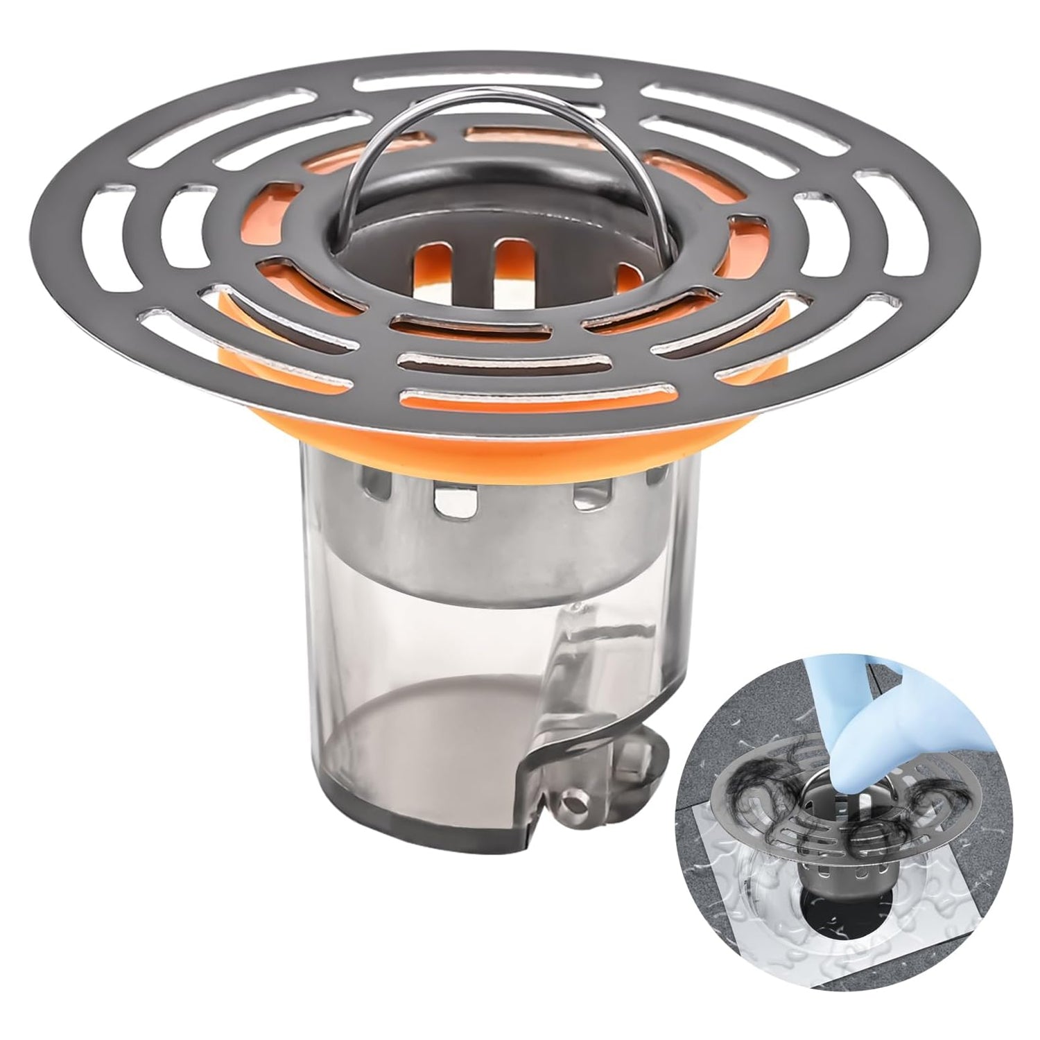 Shower Stopper, Anti-Odour Floor Drain Core with Filter Mesh (1 Pc) - Shivani Jaswal Shower Stopper, Anti-Odour Floor Drain Core with Filter Mesh (1 Pc)