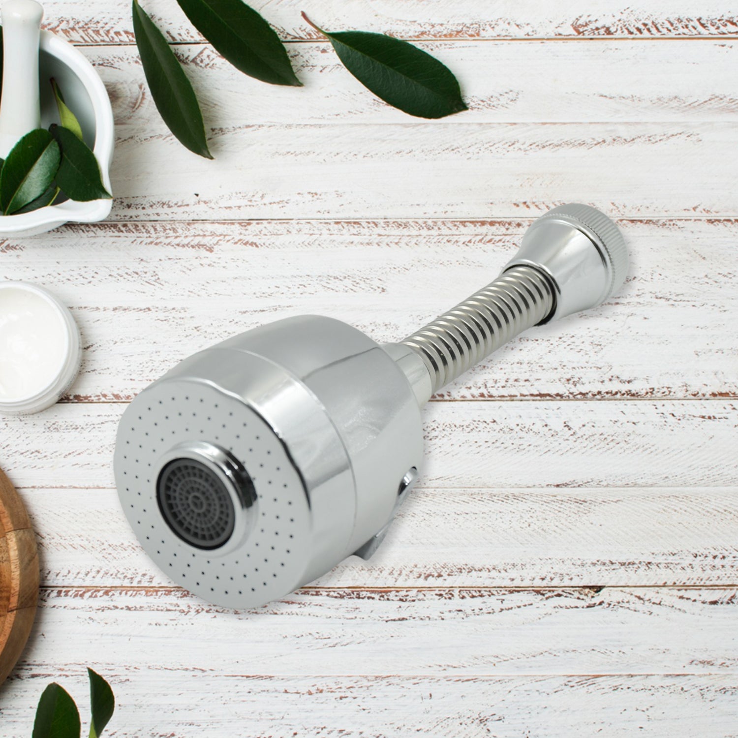 360° Rotating Faucet Sprayer – Water-Saving Splash-Proof Aerator for Kitchen & Bathroom (6 Inch) - Shivani Jaswal 360° Rotating Faucet Sprayer – Water-Saving Splash-Proof Aerator for Kitchen & Bathroom (6 Inch)
