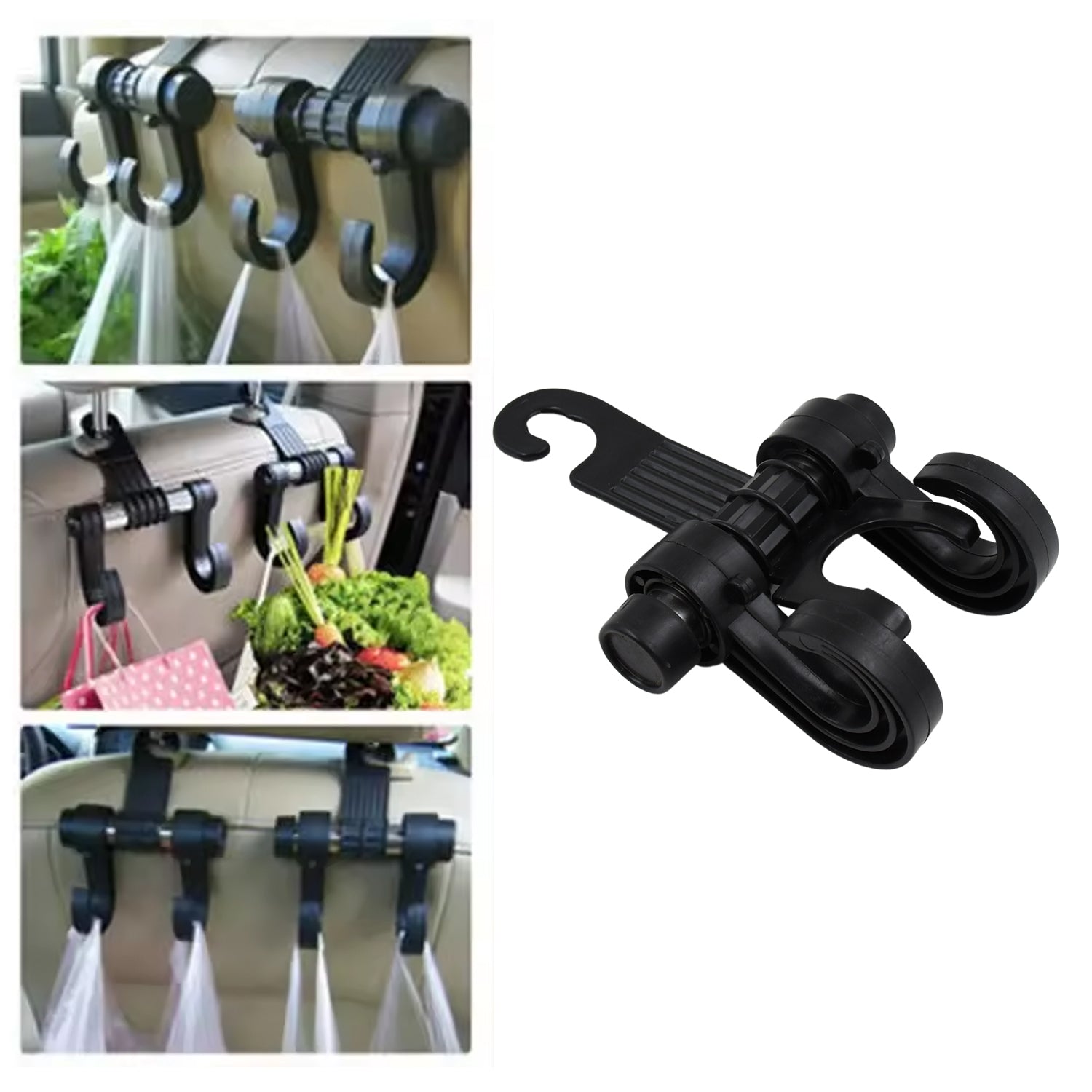 Car Hooks Vehicle Back Seat Hidden Headrest Hanger (1 Pc) - Shivani Jaswal Car Hooks Vehicle Back Seat Hidden Headrest Hanger (1 Pc)