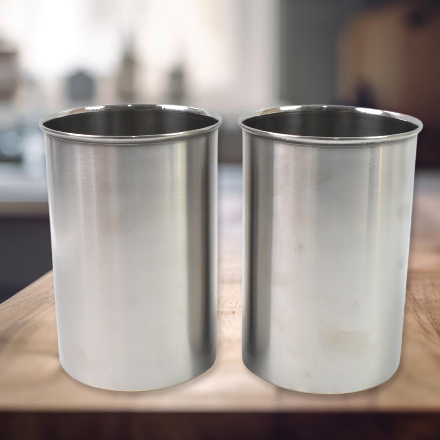 Multipurpose Stainless Steel Airtight Containers with See Through Lid (2 Pc Set / 1000 ML) - Shivani Jaswal Multipurpose Stainless Steel Airtight Containers with See Through Lid (2 Pc Set / 1000 ML)