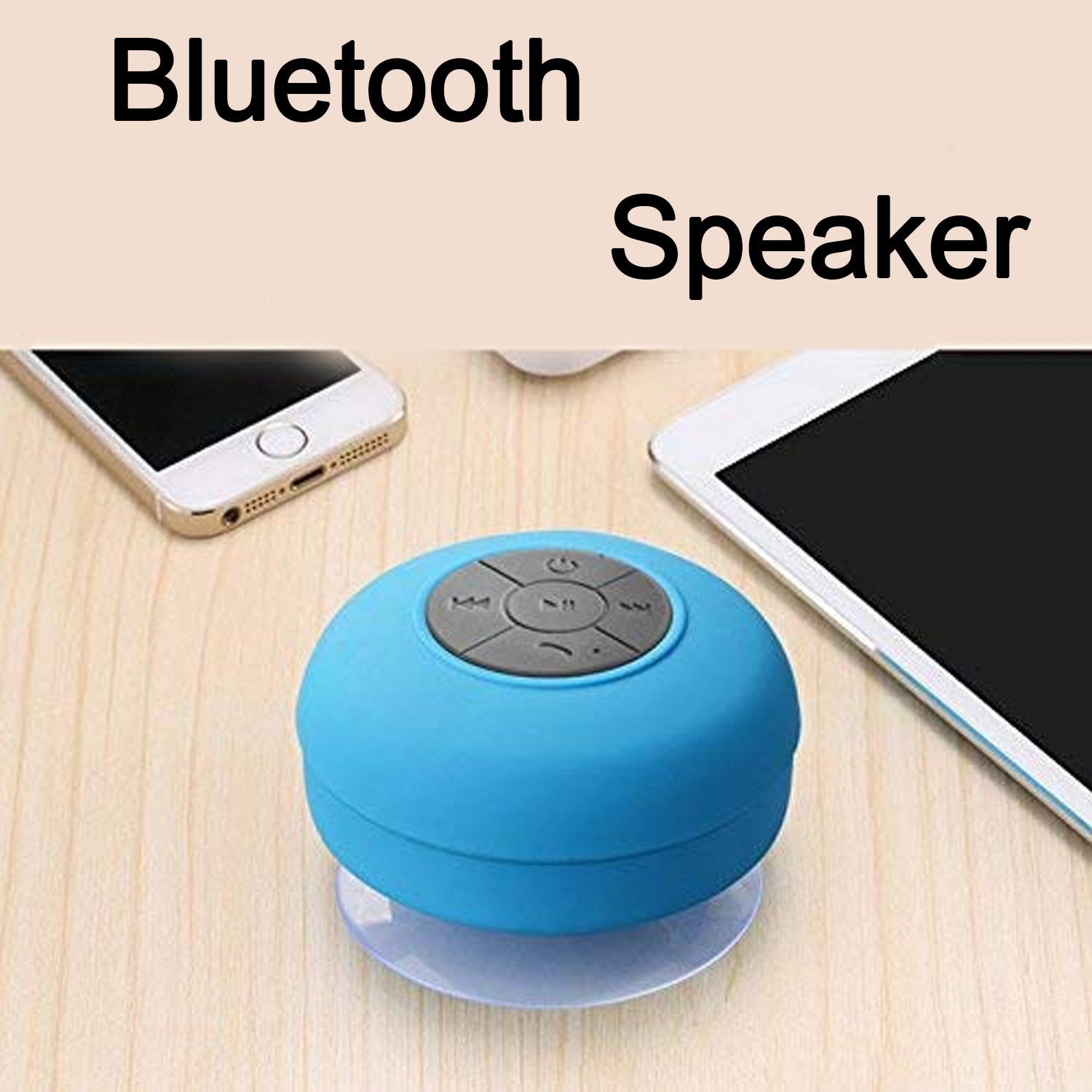 Mini Waterproof Hands-Free Bluetooth Speaker with MIC Suction Cup (1 Pc) - Shivani Jaswal Mini Waterproof Hands-Free Bluetooth Speaker with MIC Suction Cup (1 Pc)