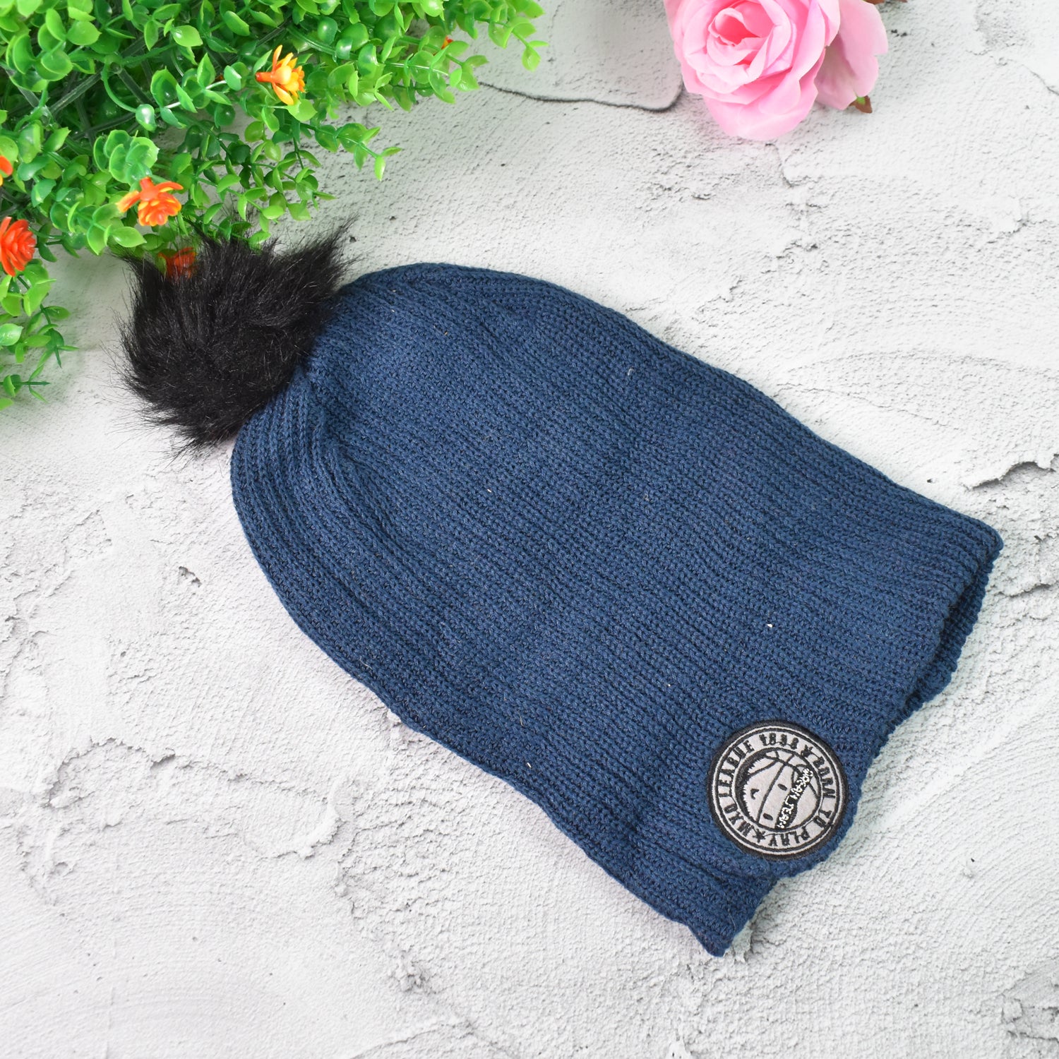 Small Cap for Winter Woolen Knitted Inside Fur Caps (1 Pc / Mix Design & Color) - Shivani Jaswal Small Cap for Winter Woolen Knitted Inside Fur Caps (1 Pc / Mix Design & Color)