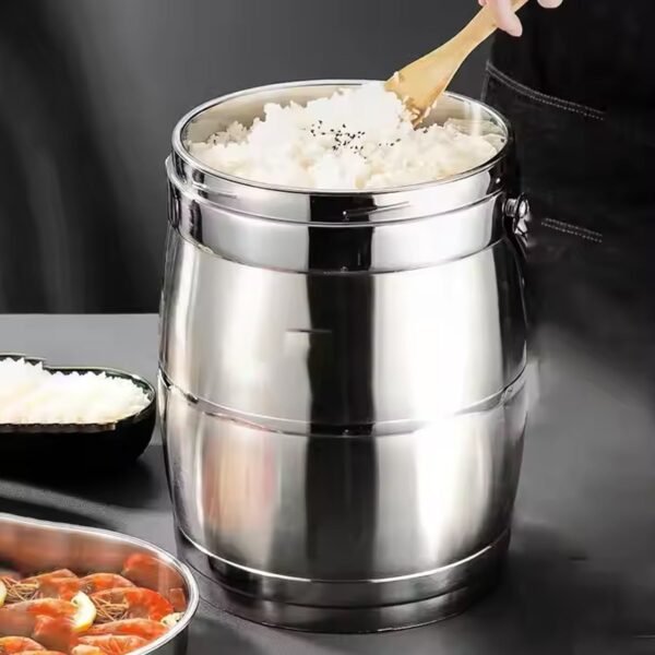 Stainless Steel Lunch Box, Insulated Lunch Box Double Vacuumâ€‘Layer (2.2 Ltr.)