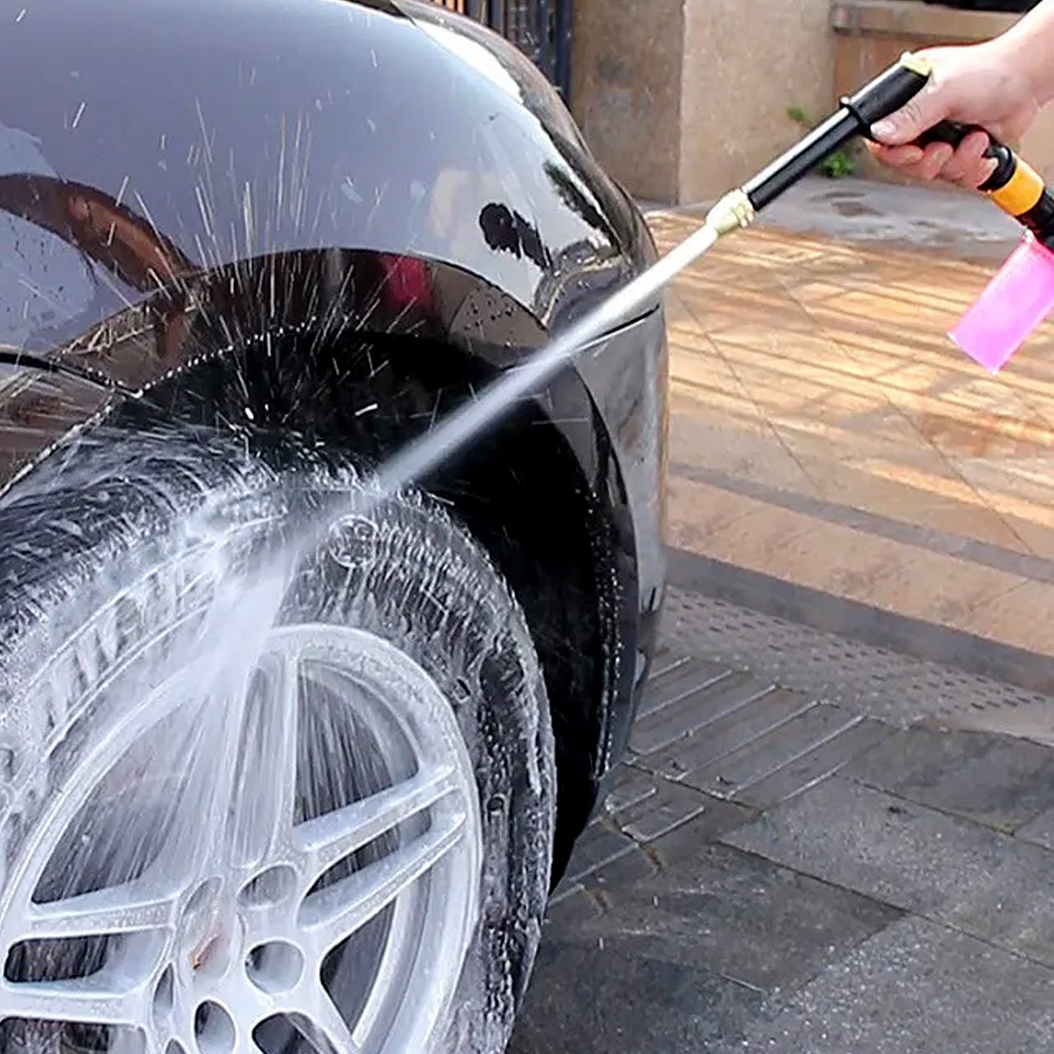 Water Spray Gun for Car Wash & Gardening (Multi-Mode, Brass) - Shivani Jaswal Water Spray Gun for Car Wash & Gardening (Multi-Mode, Brass)